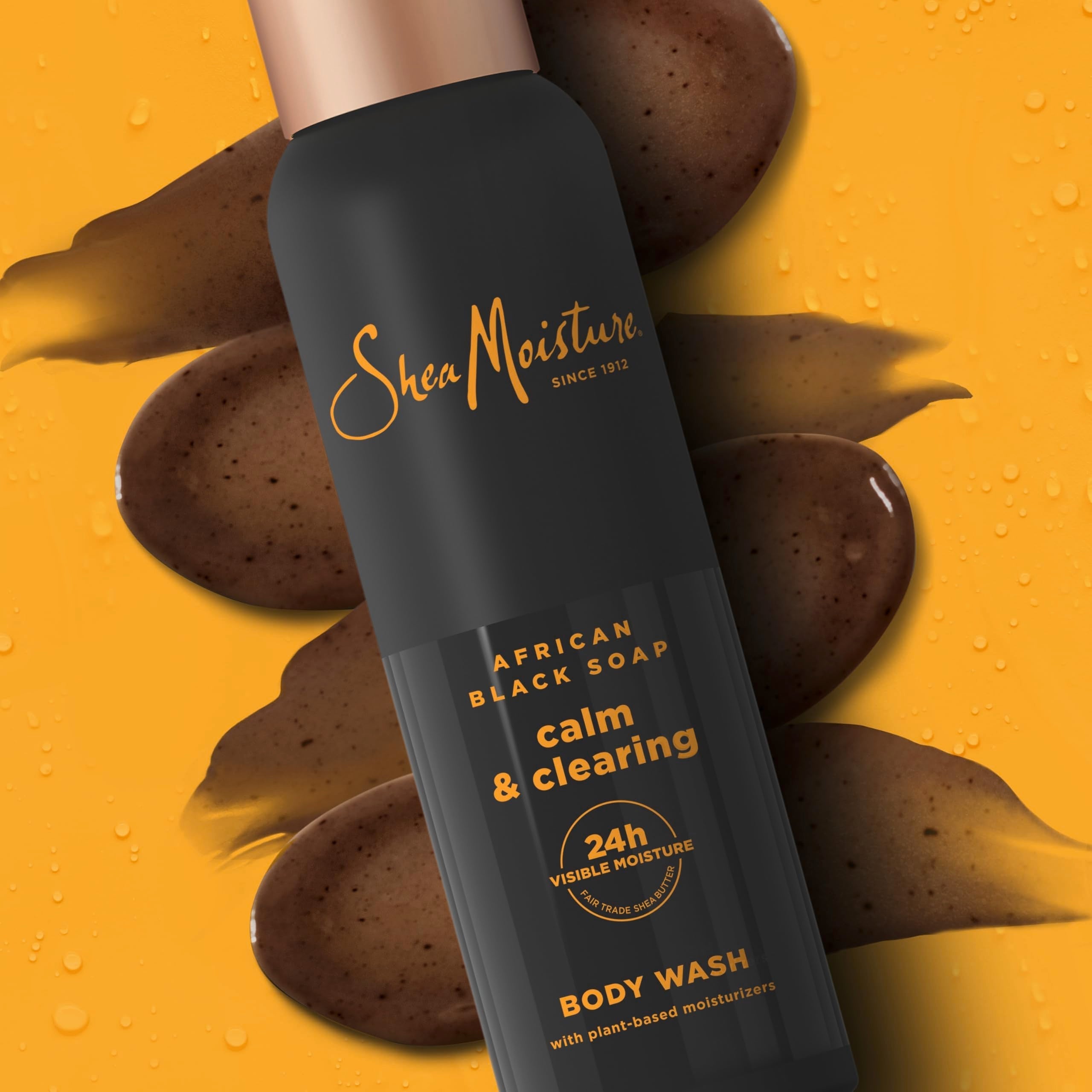 SheaMoisture African Black Soap Body Wash Calm and clearing body wash for 24H Visible Moisture for Healthy, Glowing 18 Oz Shea Moisture buy supplements canada