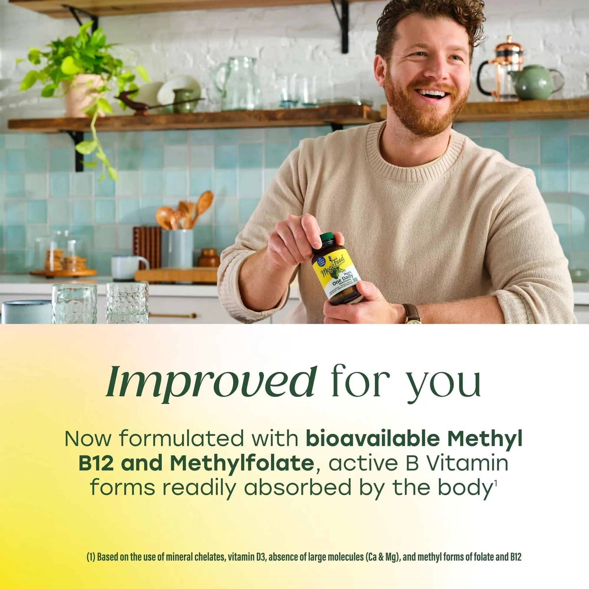 MegaFood One Daily Mens Multivitamins - Multivitamin for Men - Vitamin C, Vitamin D3 & Vitamin B12 - Muscle, Energy Metabolism & Immune Support MegaFood buy supplements canada