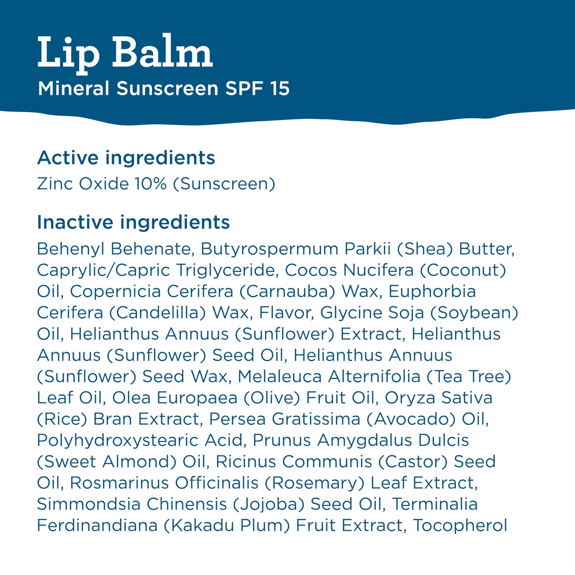 BLUE LIZARD Mineral SPF 15 Lip Balm, 3-Pack: Broad Spectrum Sun Protection, Natural Coconut Flavor, 8 Natural Oils BLUE LIZARD buy supplements canada