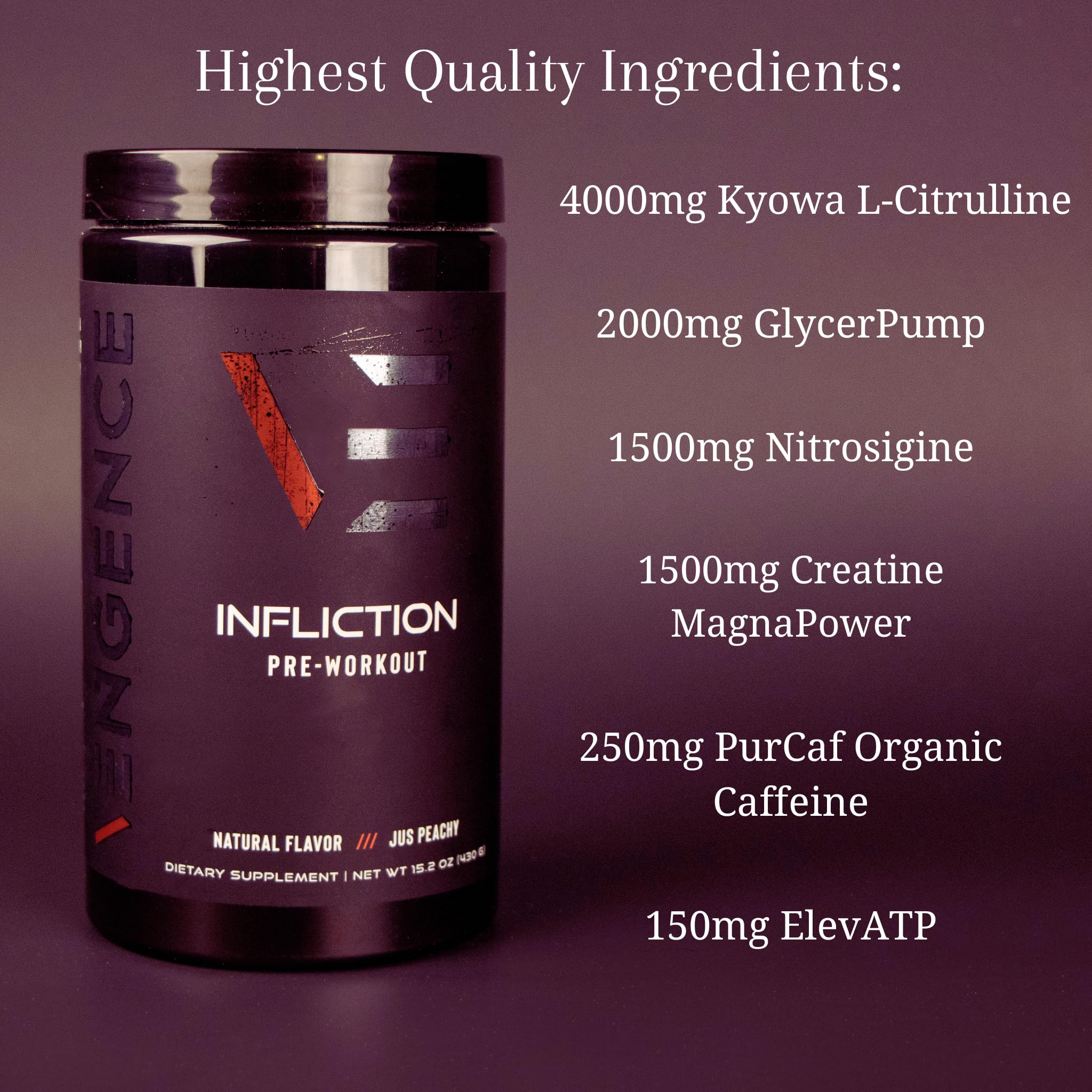 Vengence Infliction Pre-Workout Powder for Men & Women - Energy, Focus & Massive Vengence buy supplements canada