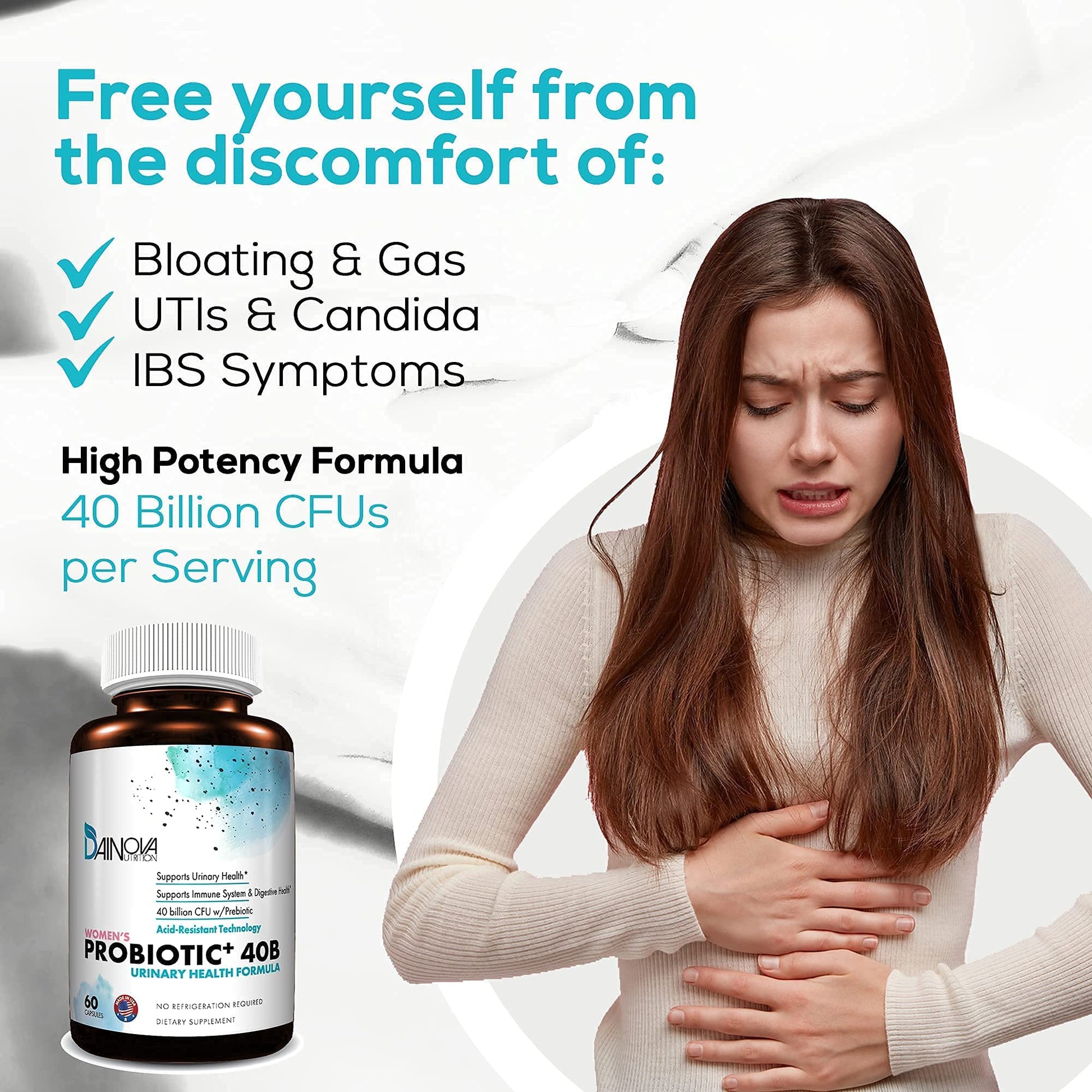 Dainova Nutrition D Mannose Capsules and Probiotics for Women Bundle I Urinary Tract Dainova Nutrition buy supplements canada