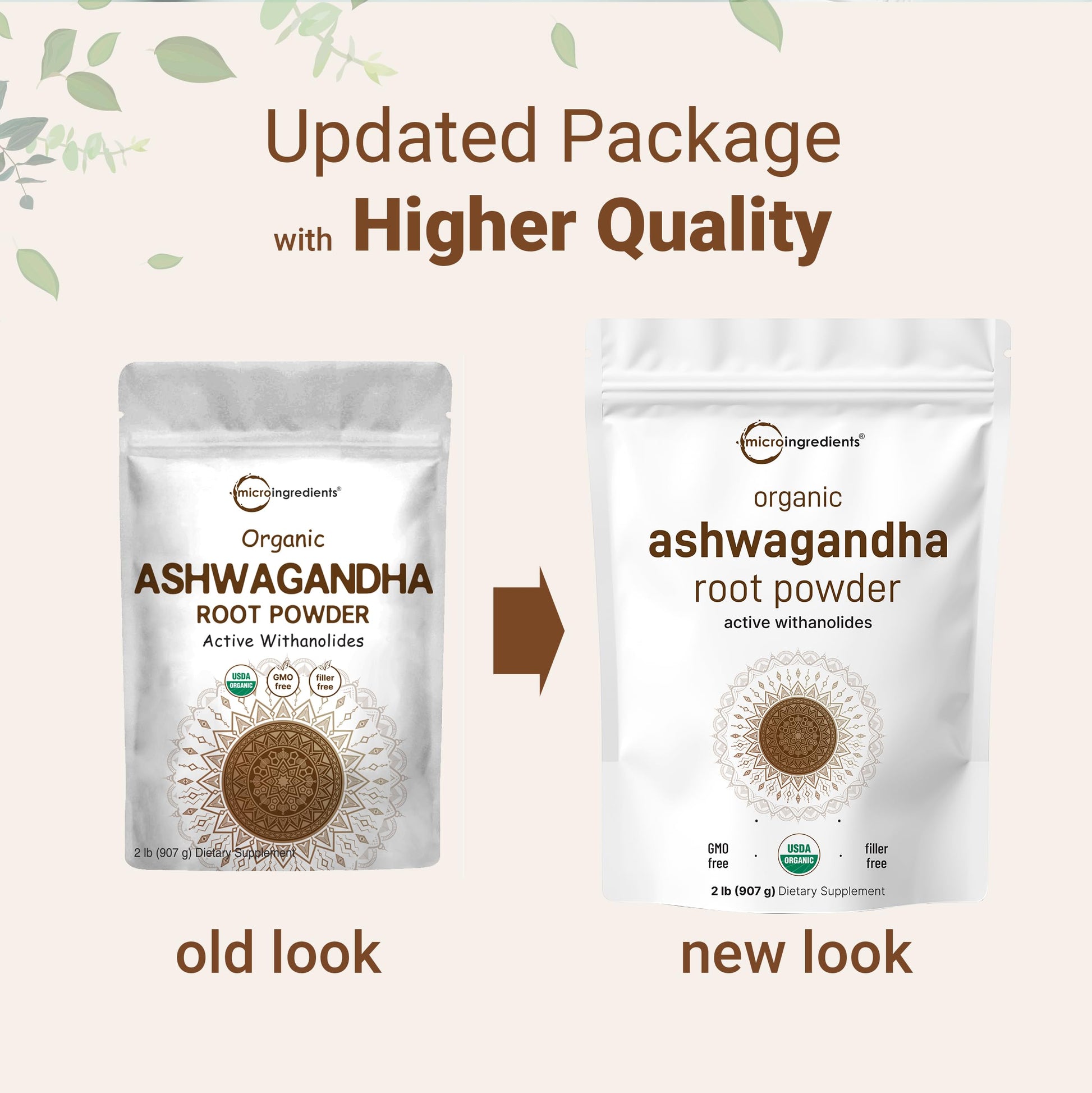 Micro Ingredients Organic Ashwagandha Root Powder | 2 Pound, No Filler, No Additives, Highly Purified | Active Withanolides, Adaptogenic Ayurvedic Herbal Supplements, Gluten Free, India Origin Micro Ingredients buy supplements canada