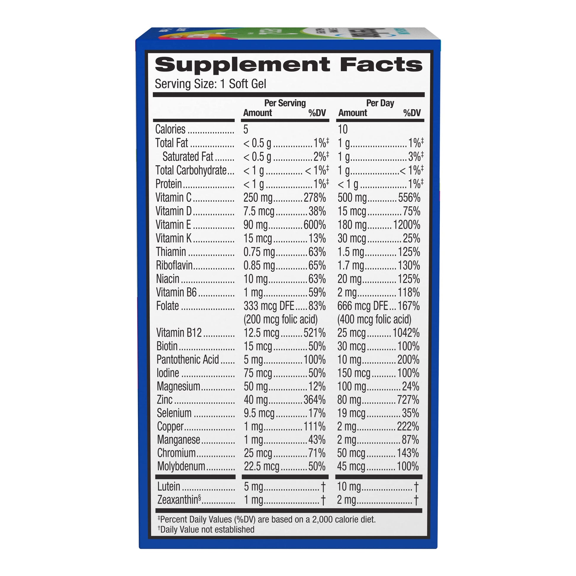 PreserVision AREDS 2 + Multivitamin, #1 Eye Doctor Recommended Brand, 2-in-1 Eye Vitamin with Lutein, Zeaxanthin, Zinc, and Vitamin C, D & E, 100 Softgels PreserVision buy supplements canada
