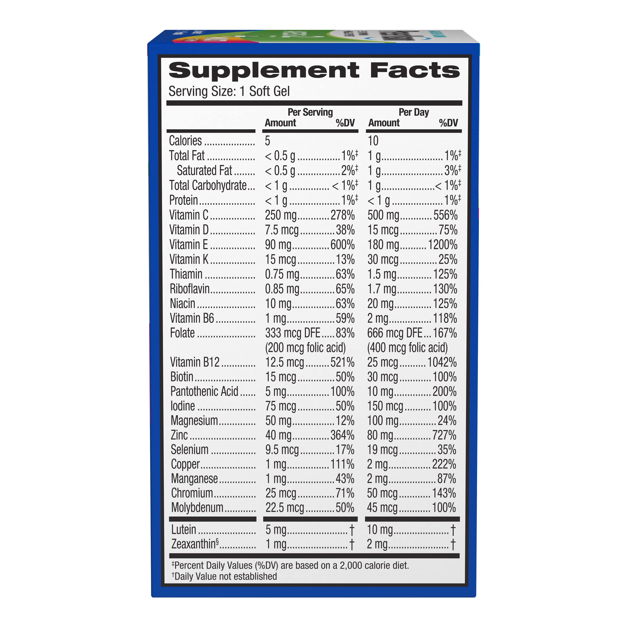PreserVision AREDS 2 + Multivitamin, #1 Eye Doctor Recommended Brand, 2-in-1 Eye Vitamin with Lutein, Zeaxanthin, Zinc, and Vitamin C, D & E, 100 Softgels PreserVision buy supplements canada