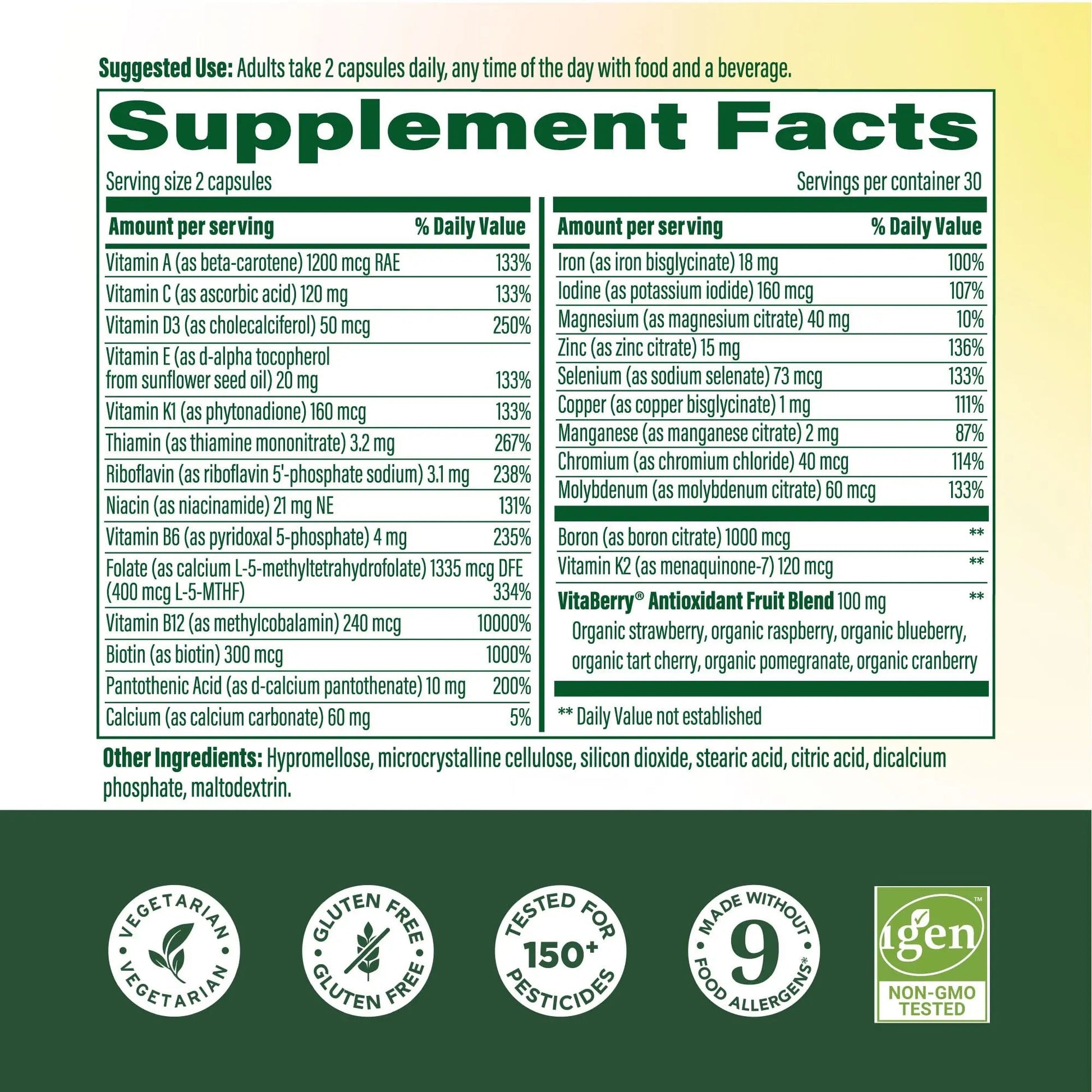 MegaFood Whole Body Womens Multivitamin - Multivitamin for Women - Vitamin D3 K2, Magnesium Citrate, Folate, Biotin, Iron MegaFood buy supplements canada