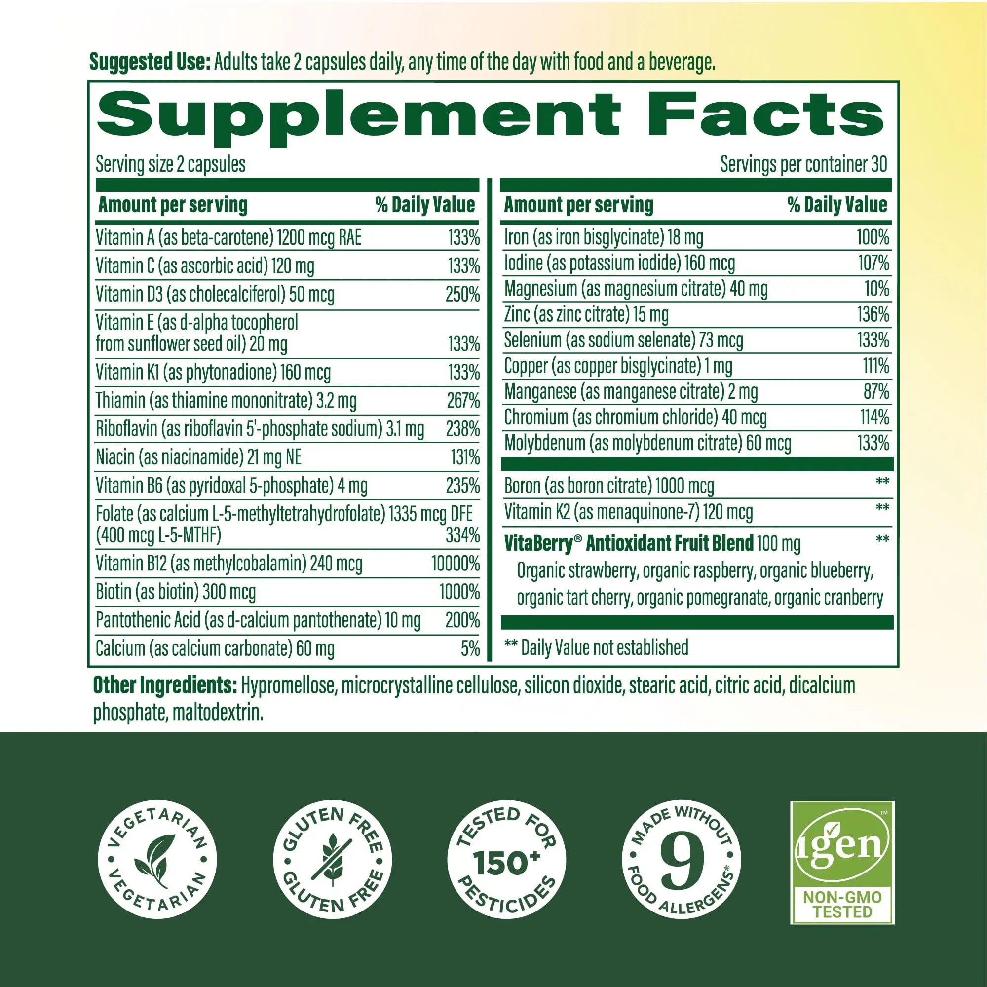 MegaFood Whole Body Womens Multivitamin - Multivitamin for Women - Vitamin D3 K2, Magnesium Citrate, Folate, Biotin, Iron MegaFood buy supplements canada
