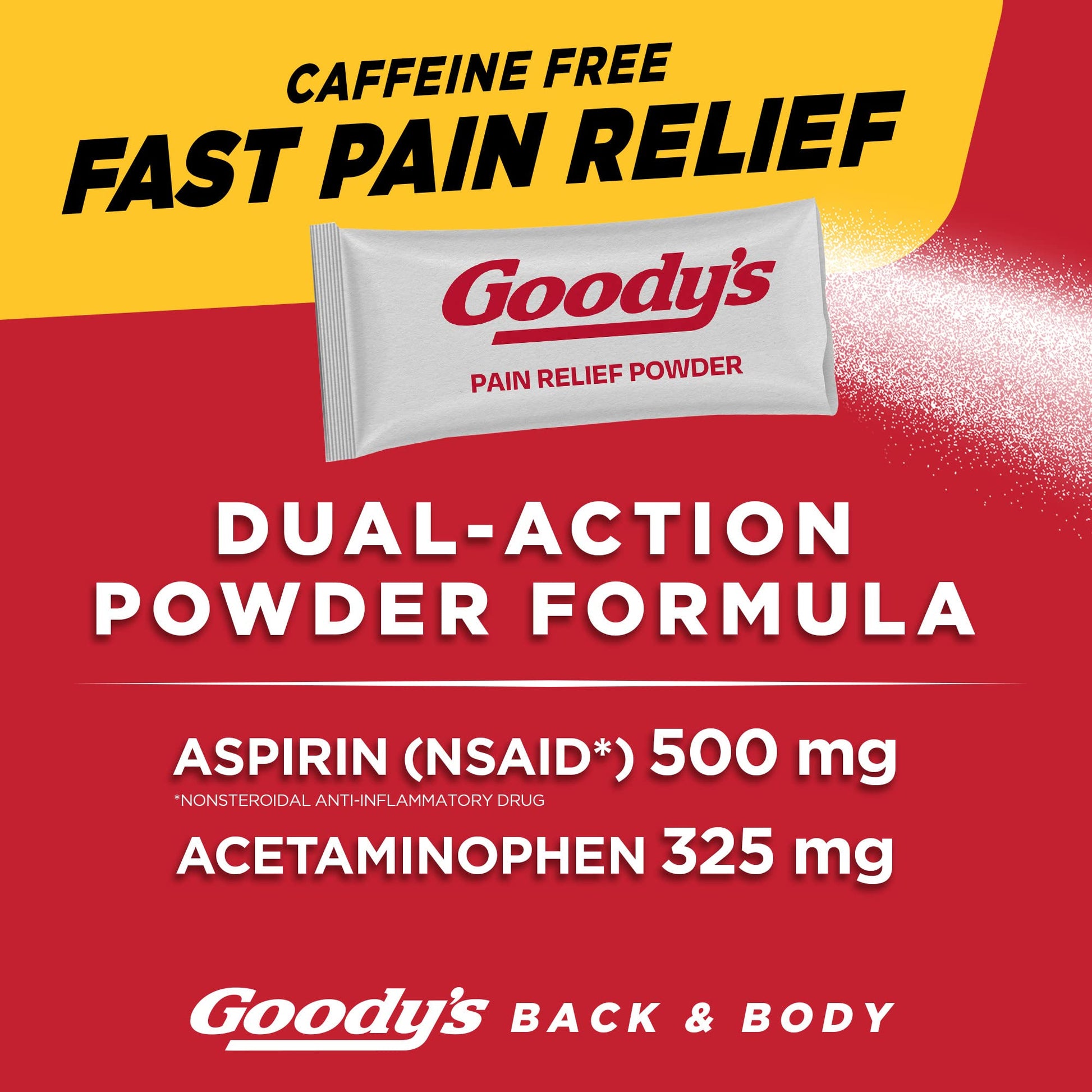 Goody's Back and Body Pain Relief Powder, 24 ct (Pack of 4) Goody's buy supplements canada