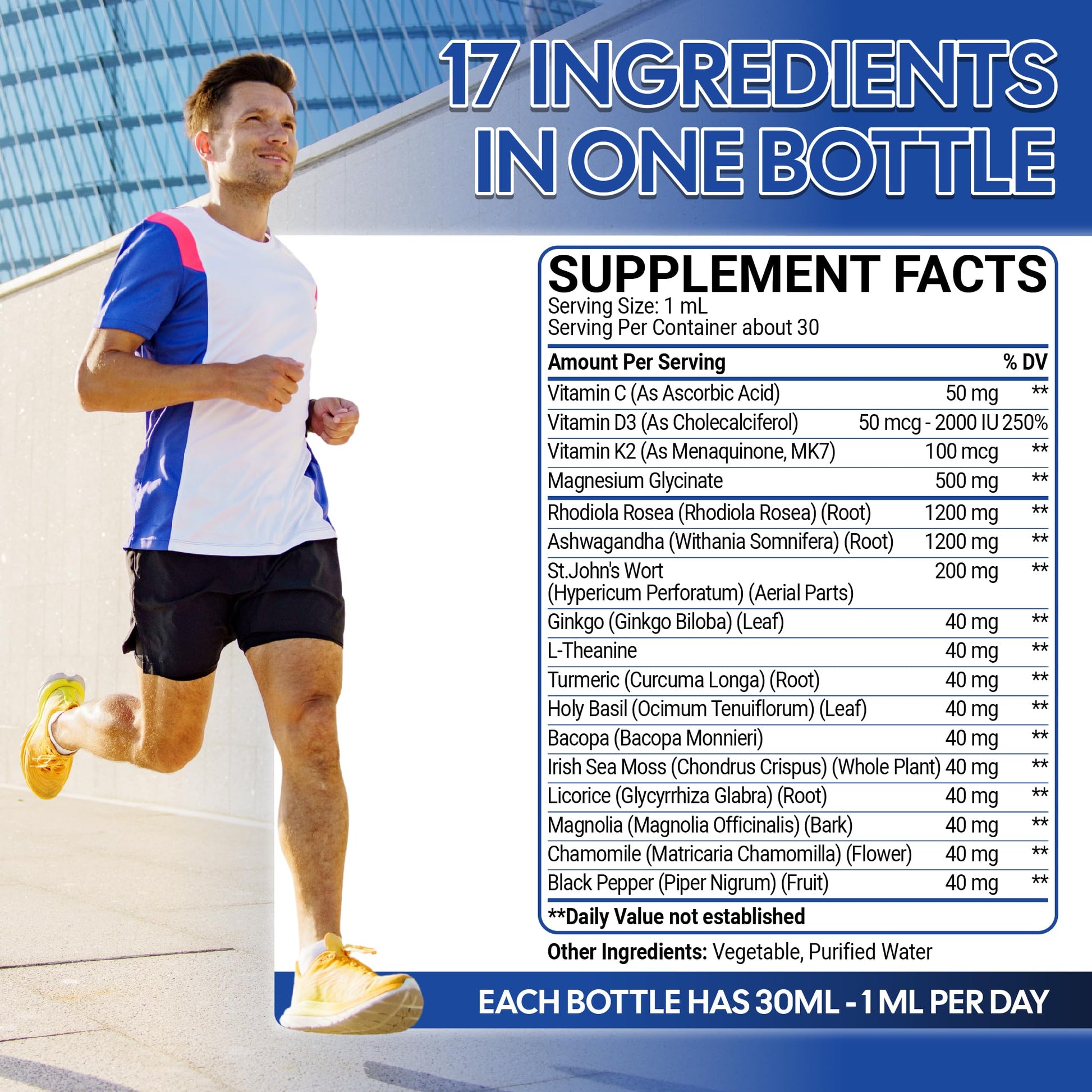 17in1 Rhodiola Rosea Liquid Drops with blend Ashwagandha Magnesium, L-Theanine. Ultra Strength Rhodiola Cortisol Supplement, Rhodiola Root for Support Relaxation, Mood, Energy - 1 FL Oz - 60 Day Mecisco buy supplements canada