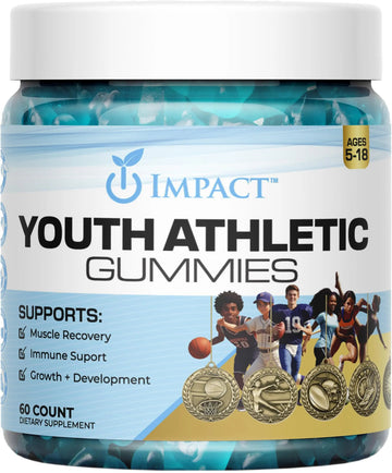 Youth Athletic Gummies – Kids Multivitamin Gummies with Essential Nutrients, Immune & Energy Support, Vegan & Gelatin-Free IMPACT buy supplements canada