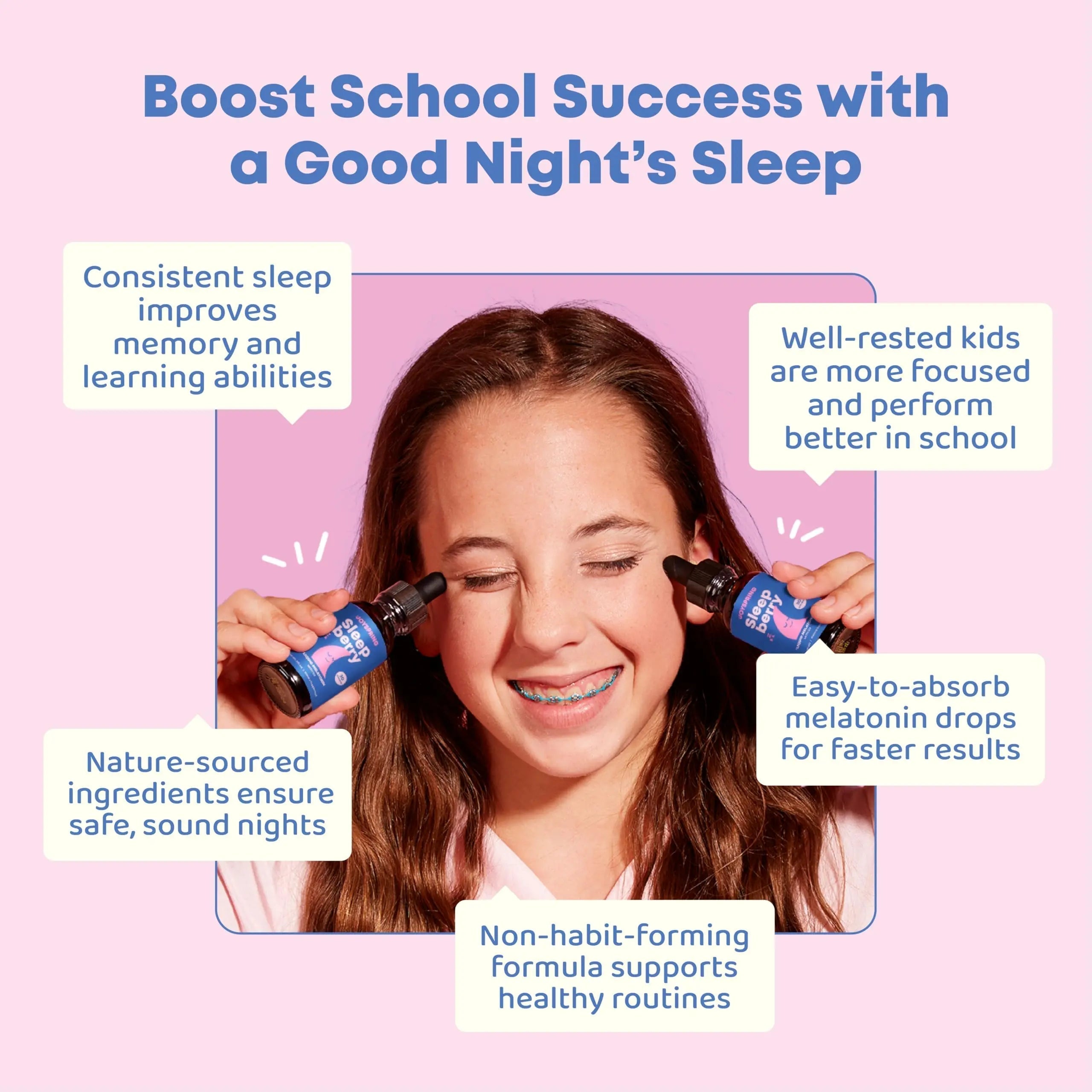 JoySpring Multivitamin & SleepBerry Bundle | Kids Vitamins & Minerals Naturally Sourced, Non-GMO, Non-Alcoholic Liquid Formula, Immunity Health Support | JoySpring buy supplements canada