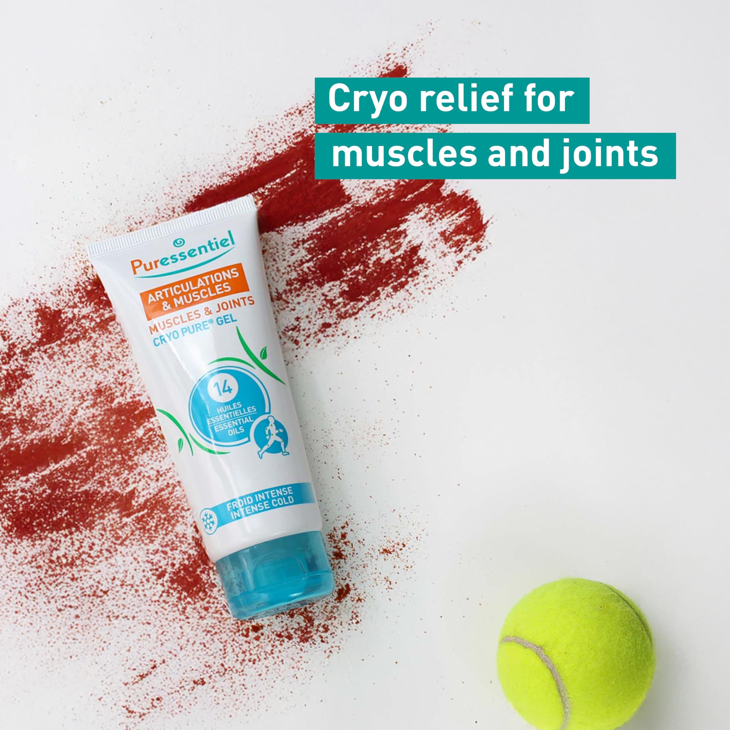 Puressentiel Muscles and Joints Cryo Pure Gel - Intense Cold Effect - Non-Sticky Formula with 14 Calming Essential Oils - Muscle Relaxer - 2.7 oz Puressentiel buy supplements canada