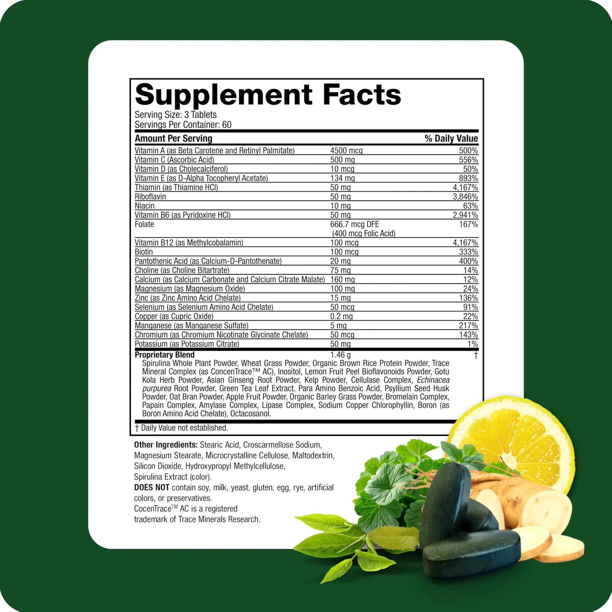 Life's Fortune Multivitamin & Mineral Supplement, Daily Natural Energy Source for Men & Women, with Superfood Greens Life's Fortune buy supplements canada