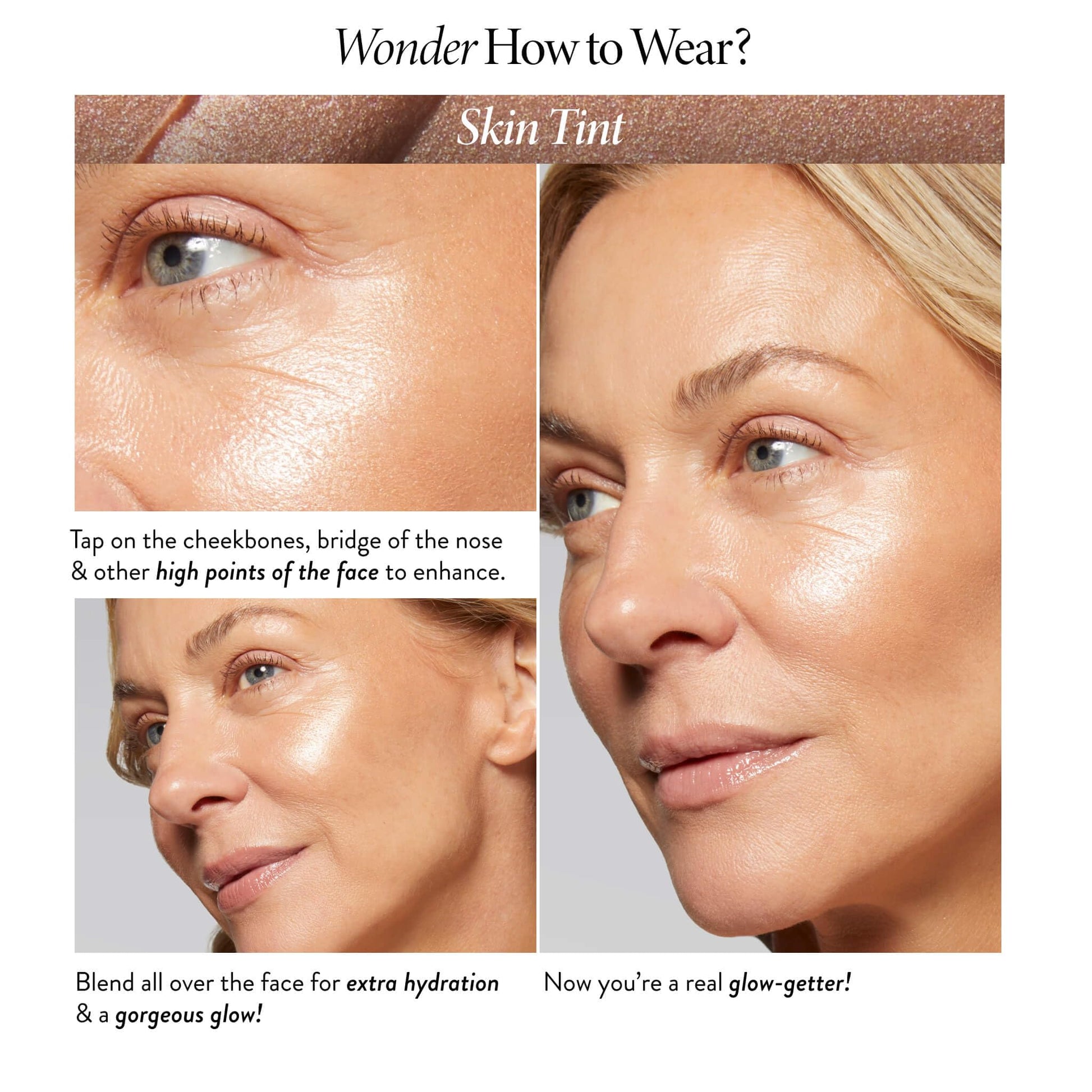 LAURA GELLER NEW YORK The Wonder Balm Cream Illuminator - Hydrating Weightless Subtle Hint of Color + Glow for Mature Skin - Vegan Squalane - Apply to Cheeks & Lips (01 Nice-n-Natural) LAURA GELLER NEW YORK buy supplements canada