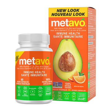 Metavo Immune Health - Natural Immune Support Supplement, Essential Zinc Supplements for Men & Women Enriched with Vitamin C, D & Copper, 60 Vegan Capsules, 30 Servings Metavo buy supplements canada