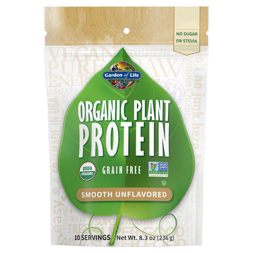 Garden of Life Organic Plant Based Protein Powder - Smooth Unflavored - Vegan Garden of Life buy supplements canada