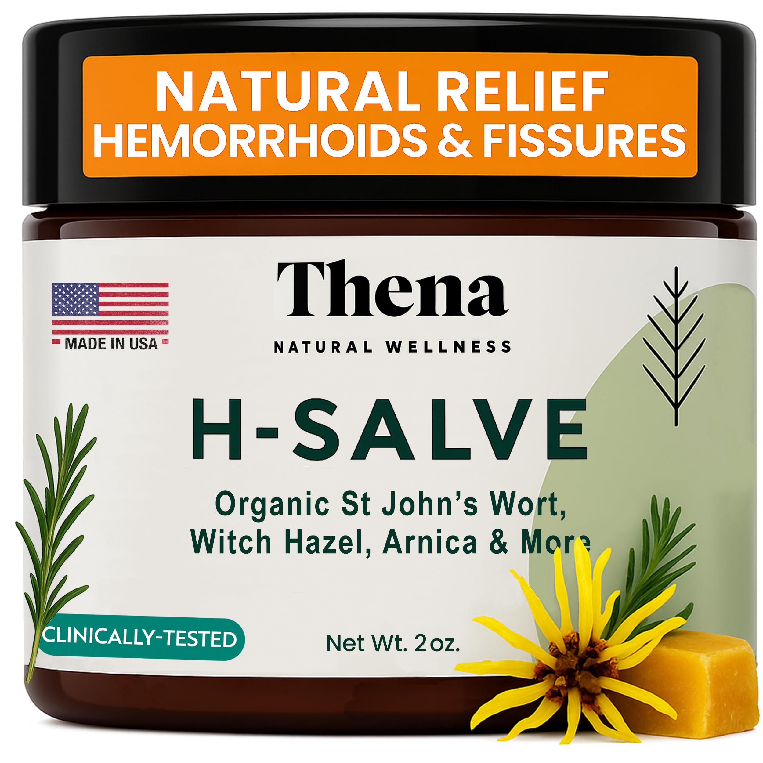 Intense Hemorrhoid Treatment Natural Hemorrhoid Relief Cream, Max Strength Herbal Anal Fissure Relief Ointment with Organic Witch Hazel for Postpartum Piles, Best with Thena Sitz Bath Soak Women Men THENA Natural Wellness buy supplements canada