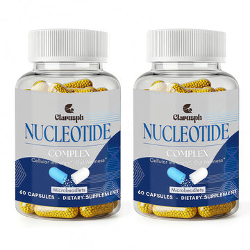 Clarusph Immunity* Supplement, Immune* Nucleotide Complex Blend 400mg Including AMP, CMP, GMP, UMP, Nucleo Immune*, 120 Capsules Clarusph buy supplements canada