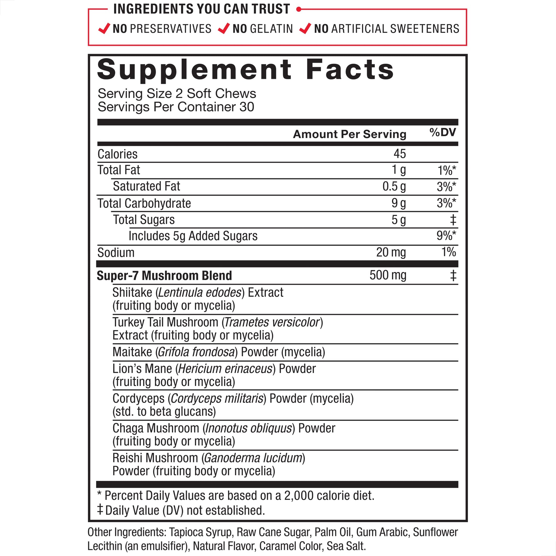 FORCE FACTOR Modern Mushrooms Soft Chews, Mushroom Supplement with Lions Mane Force Factor buy supplements canada