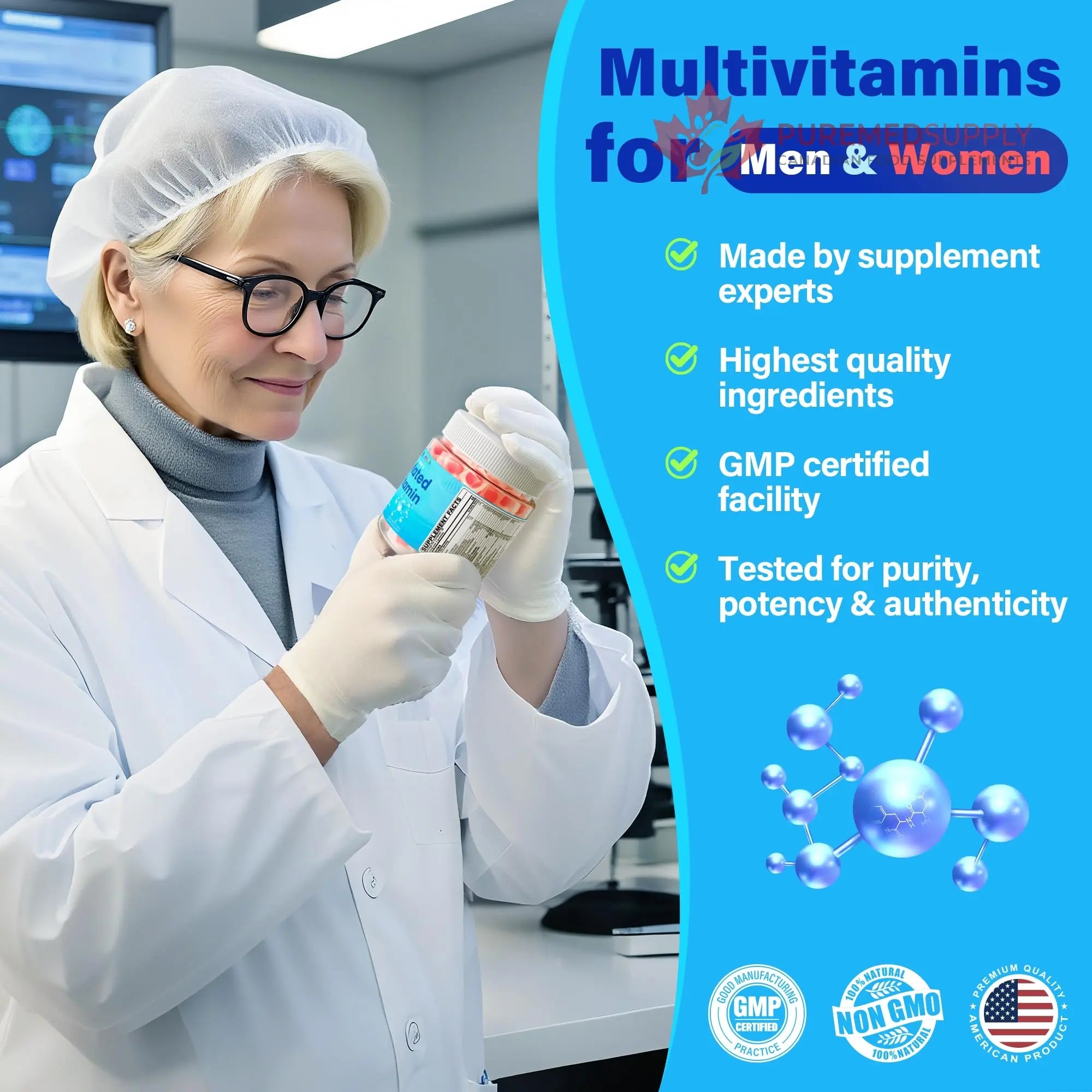 Methylated Multivitamin for Women & Men Gummies w/ Omega-3, Calcium, D3 K2, Methylfolate & B12, TMG, Daily Vitamins, Mag, CoQ10, Probiotic for 18 30 40 50 60 70+, Overall Health - Vegan, Sugar Free NEVISS buy supplements canada