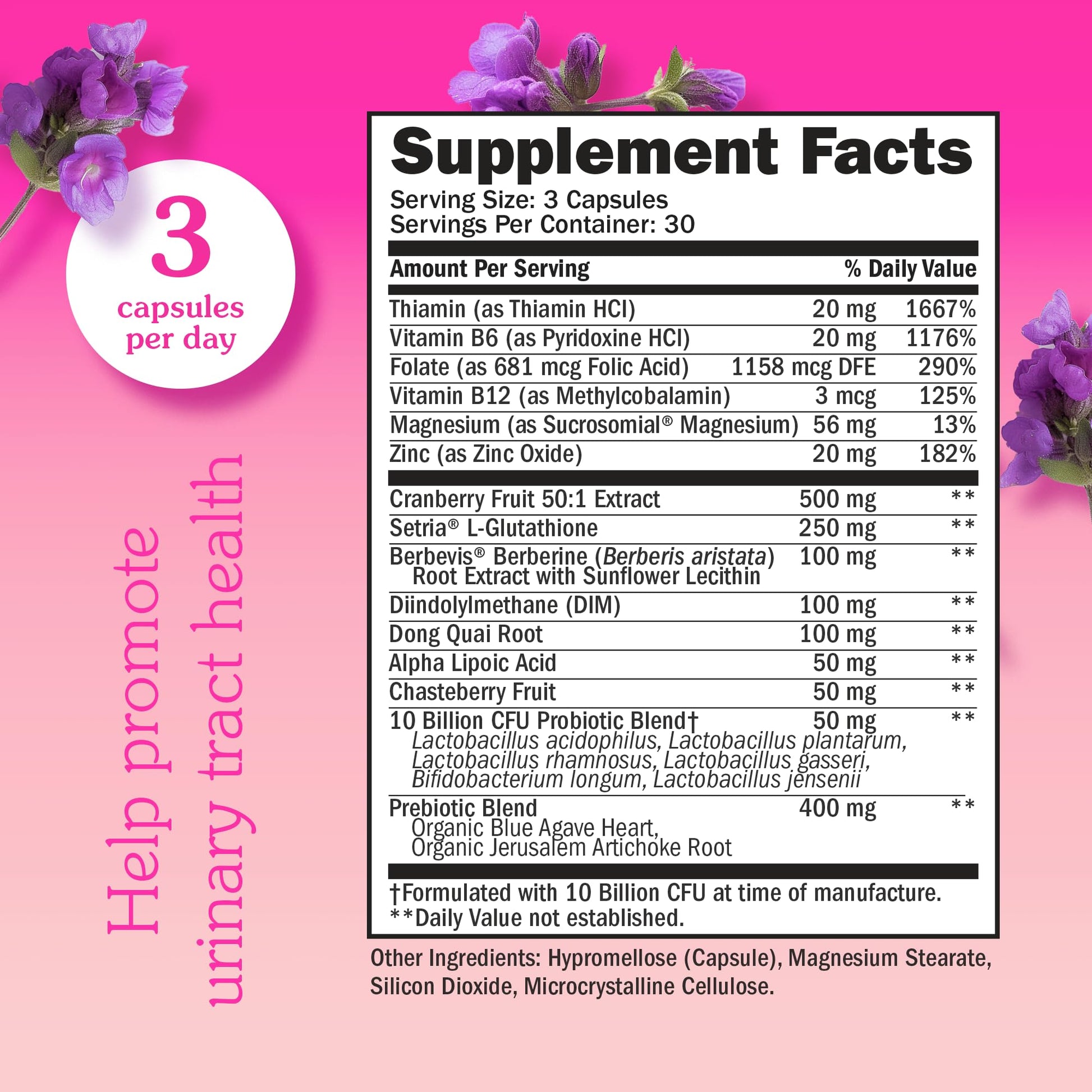 Seraphina 2-in-1 Vaginal Probiotics for Women + Hormone Balance - 90 Capsules for Complete Feminine Seraphina buy supplements canada