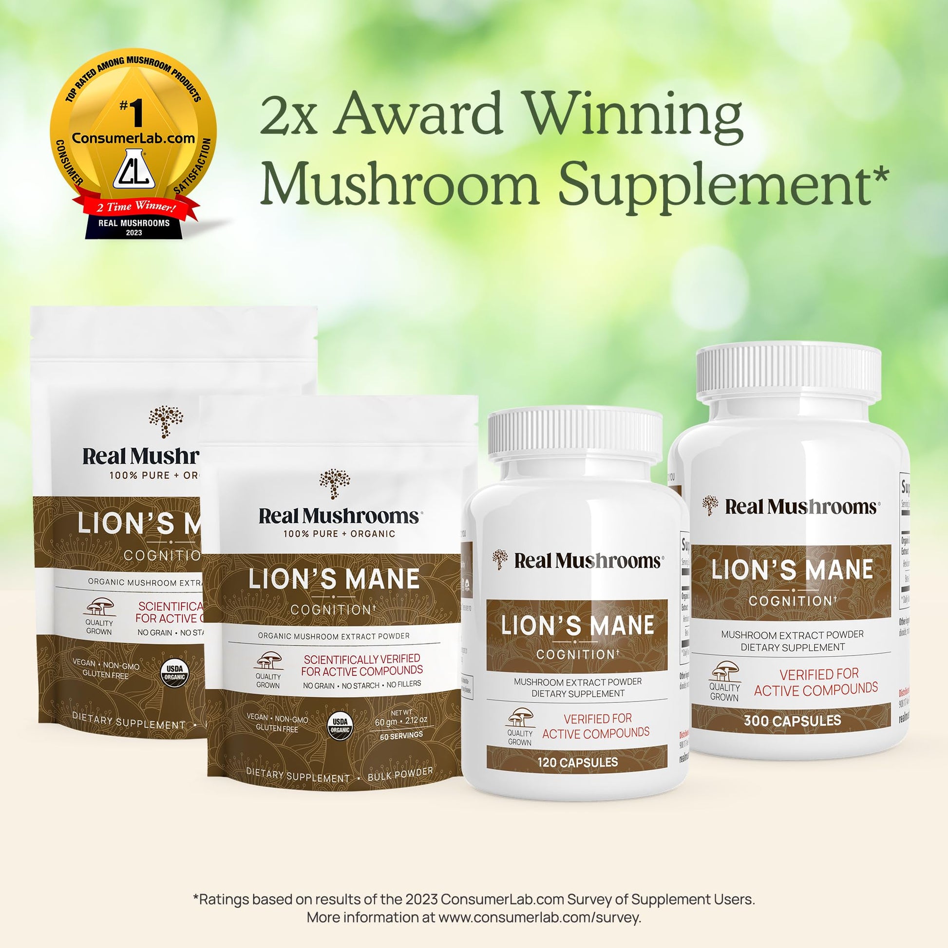 Real Mushrooms Lion’s Mane Capsules - Organic Lions Mane Mushroom Extract Real Mushrooms buy supplements canada