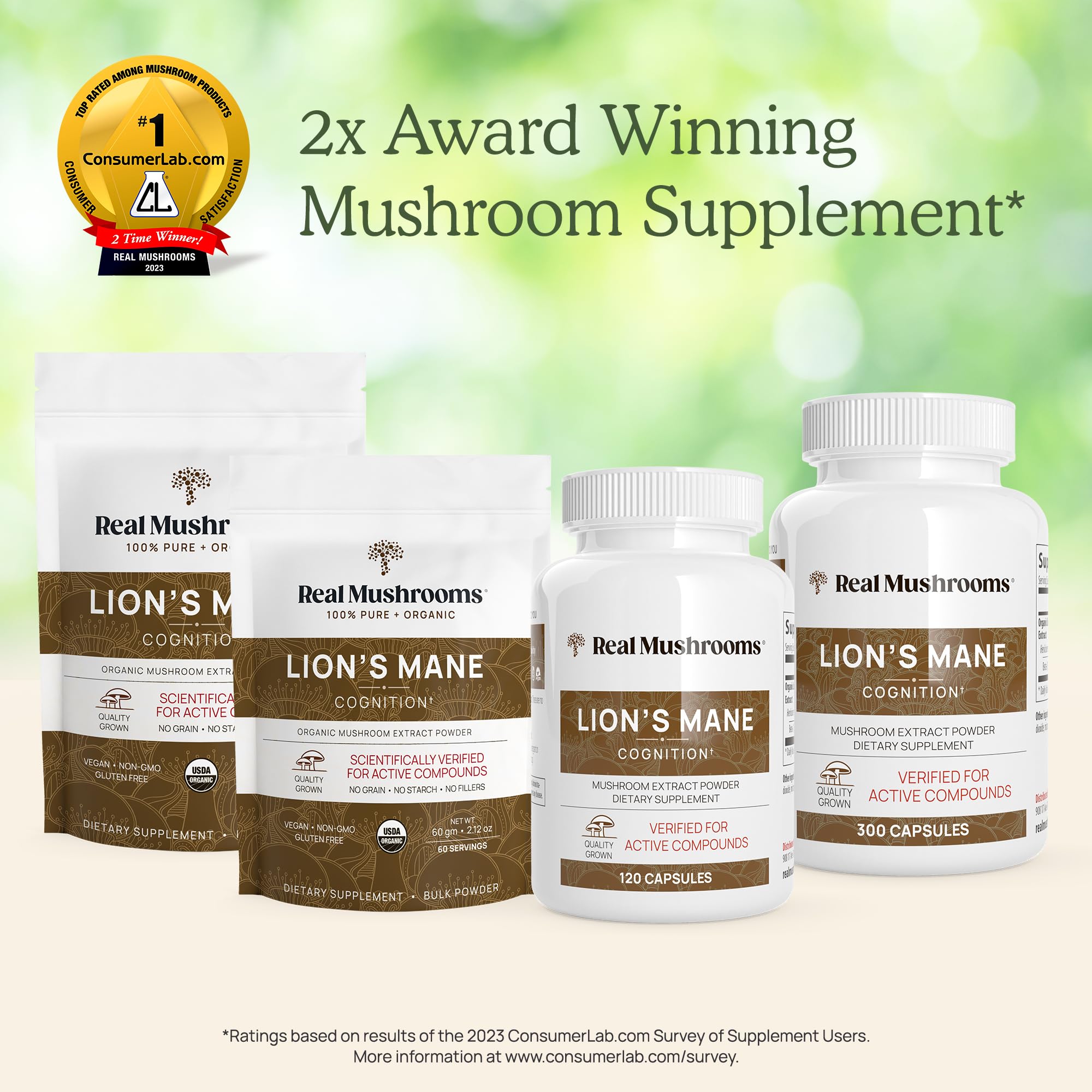Real Mushrooms Lion’s Mane Capsules - Organic Lions Mane Mushroom Extract Real Mushrooms buy supplements canada
