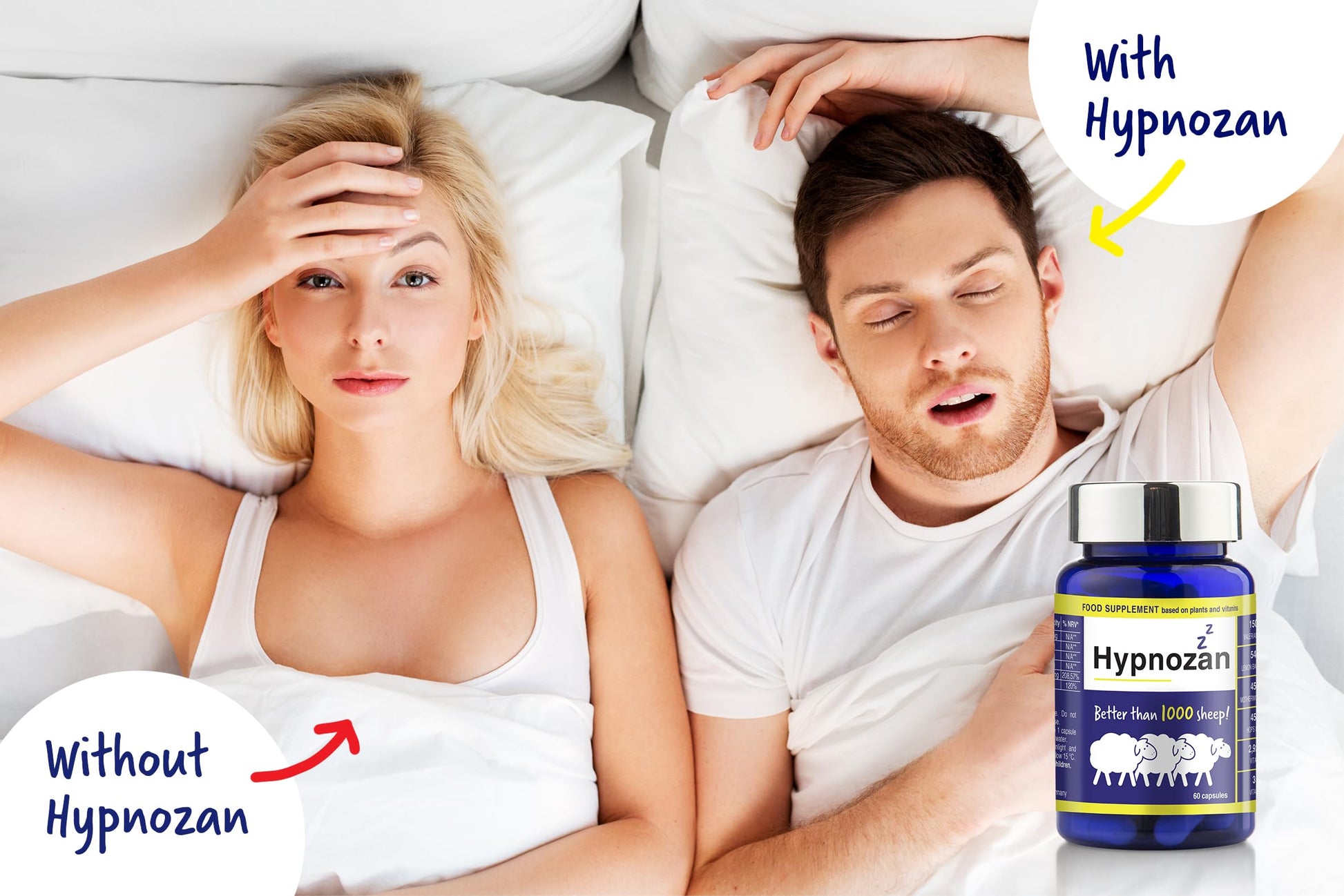 Hypnozan. 60 Easy Nights in Every Pack - 60 Capsules, Just One Before Bed. Natural Vox pharmaceutica buy supplements canada