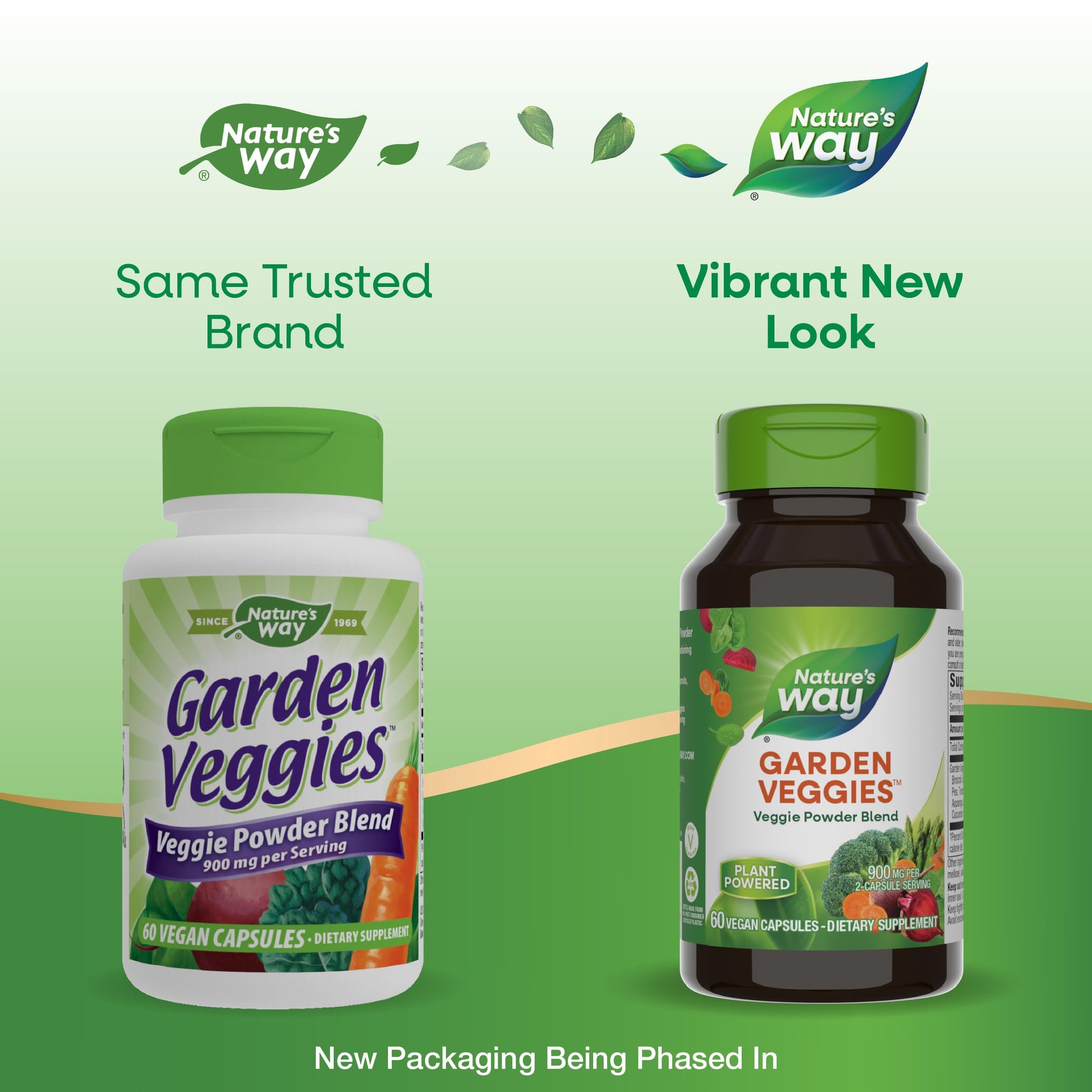 Nature's Way Garden Veggies, Veggie Powder Blend, 900 mg per 2-Capsule Serving, 60 Vegan Capsules Nature's Way buy supplements canada