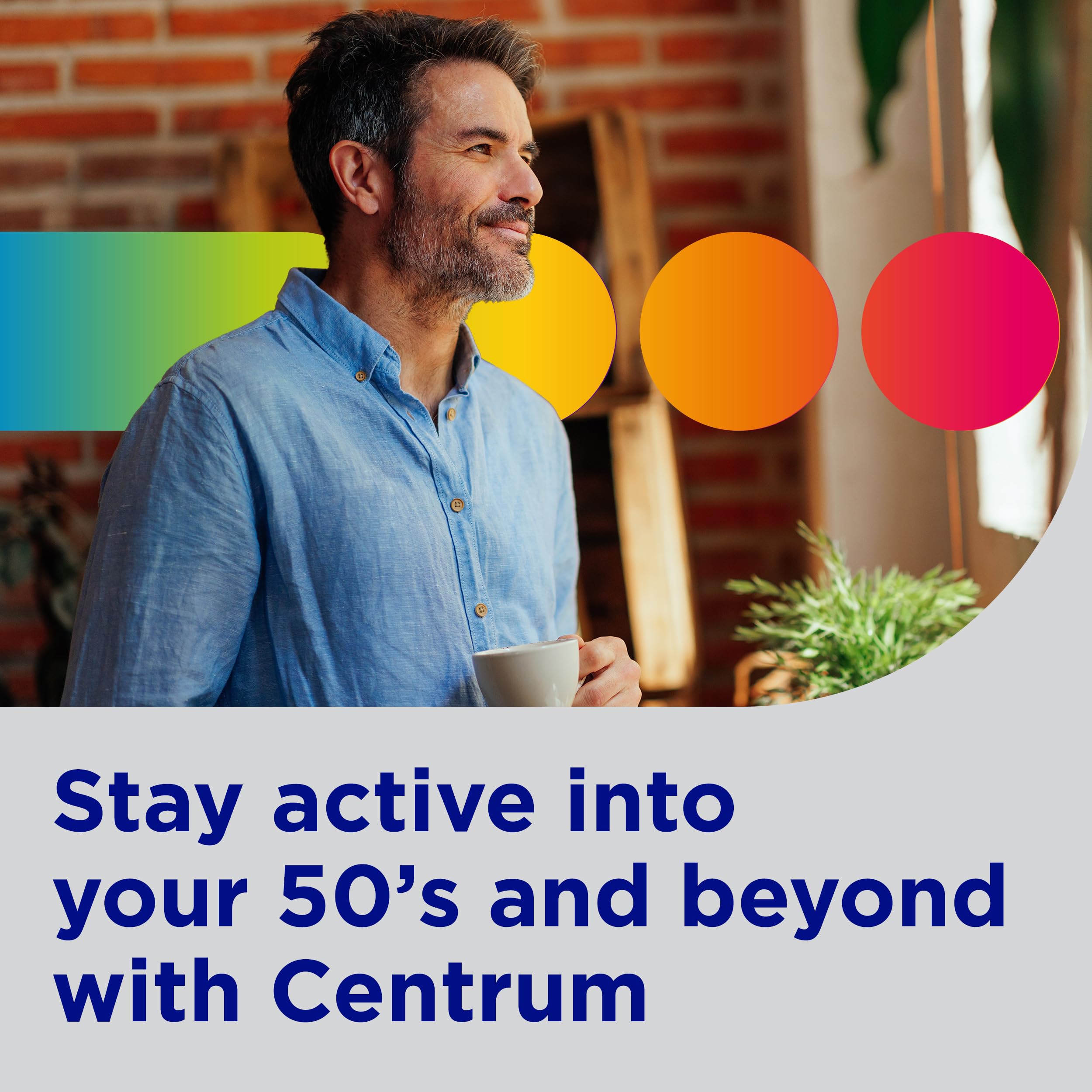 Centrum Minis Silver Multivitamin for Men 50 Plus, Multivitamin/Multimineral Supplement, Vitamin D3, B-Vitamins and Zinc, Non-GMO Ingredients, Supports Memory Centrum buy supplements canada