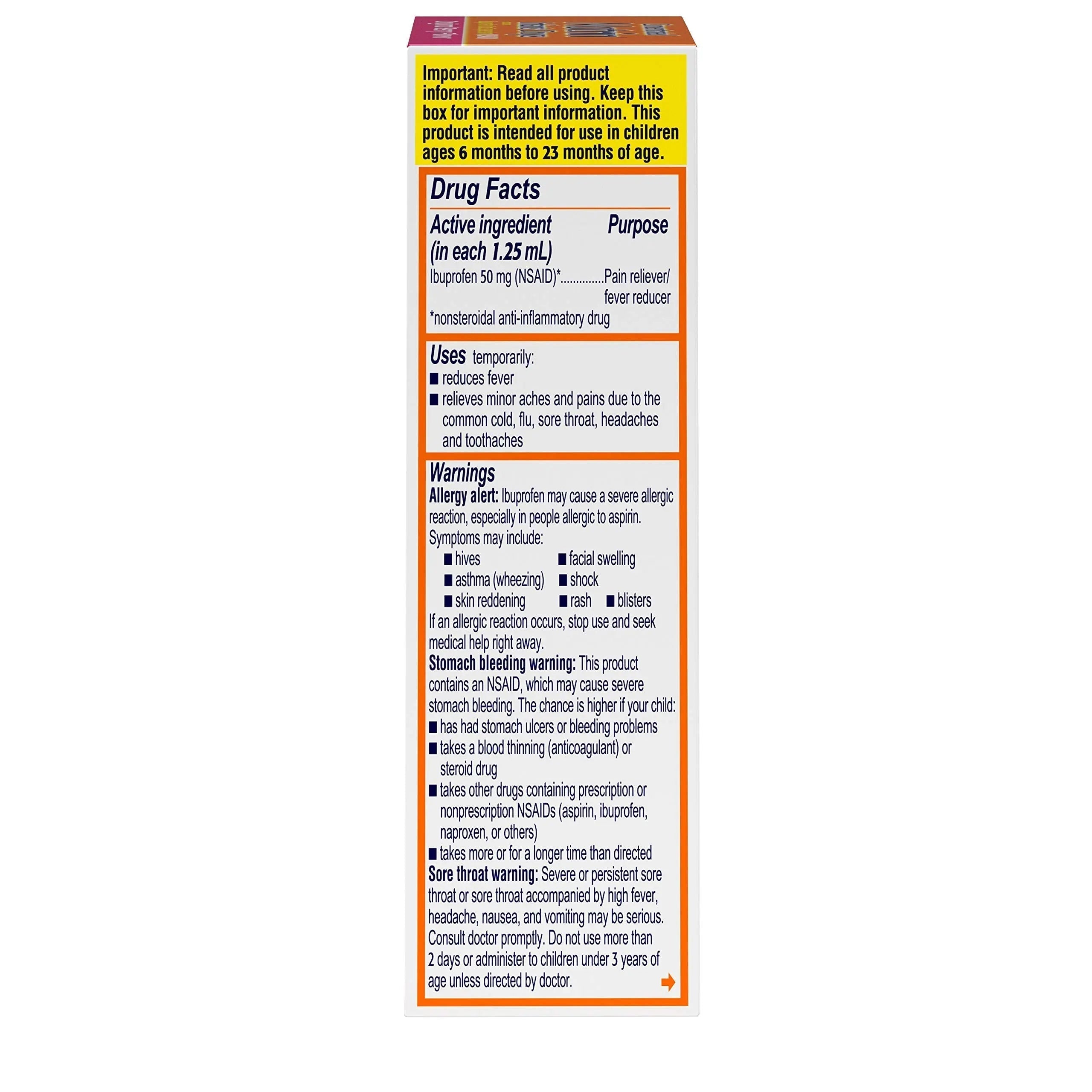 Concentrated Motrin Aspirin, 0.5 Fluid Ounce Motrin buy supplements canada