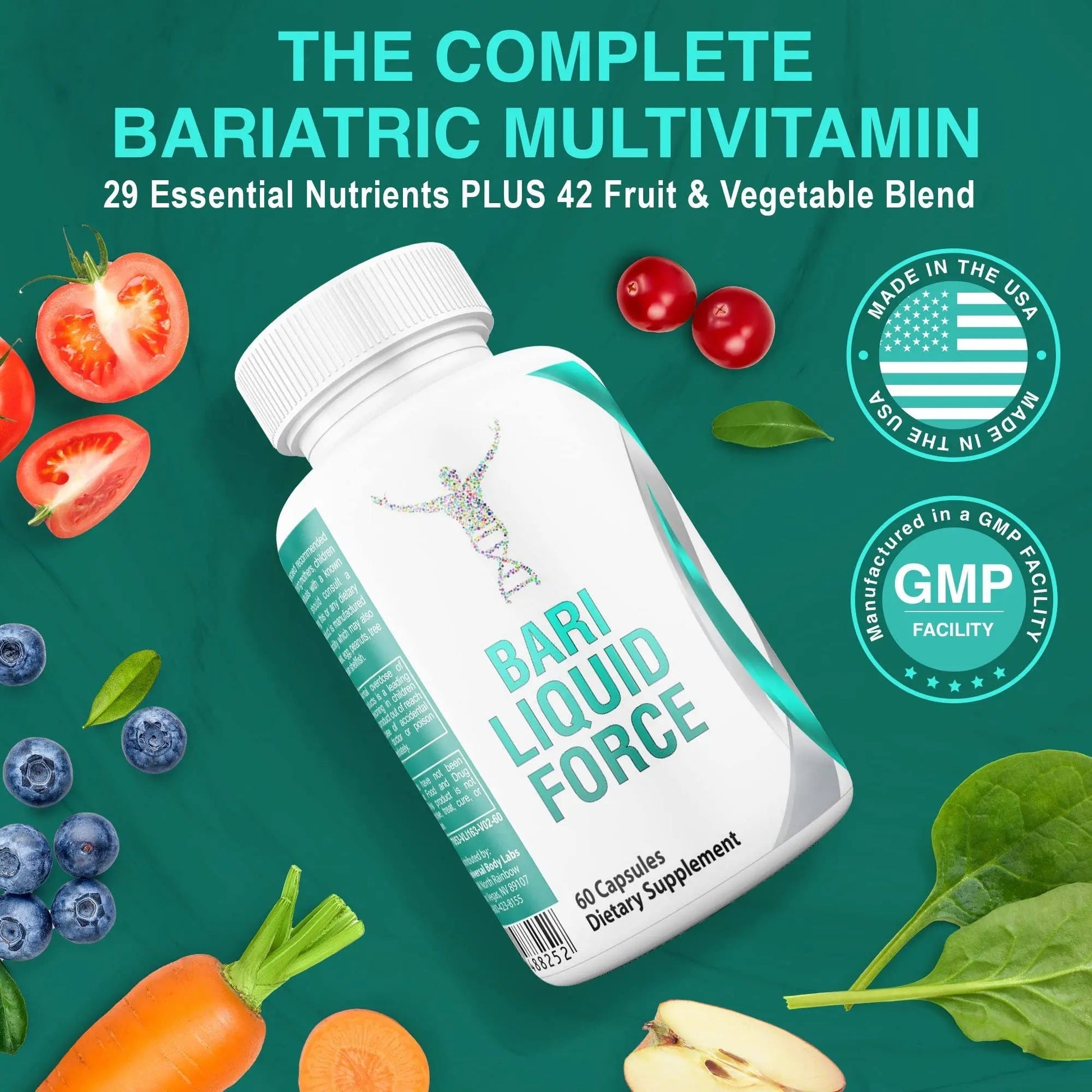 Universal Body Labs Bariatric Liquid Force Vitamin 2-Pack Universal Body Labs buy supplements canada