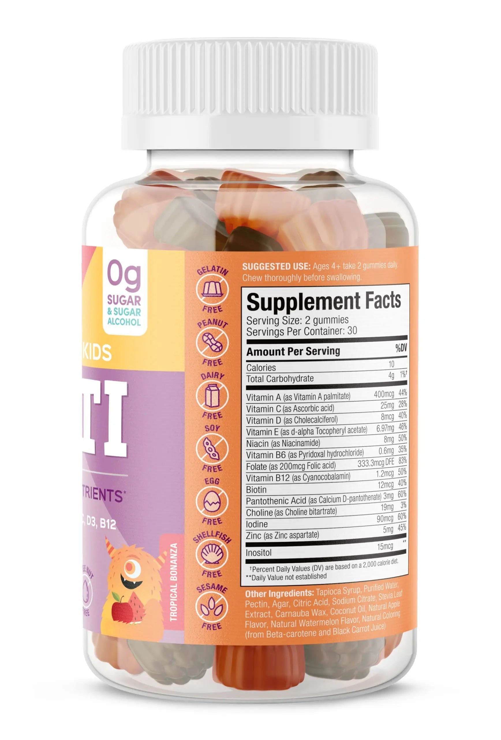 SUKU The Complete Kids Multivitamin Gummies – Vitamins A, C, D, E, B6, B12, Folate & Zinc – Immune Support SUKU buy supplements canada