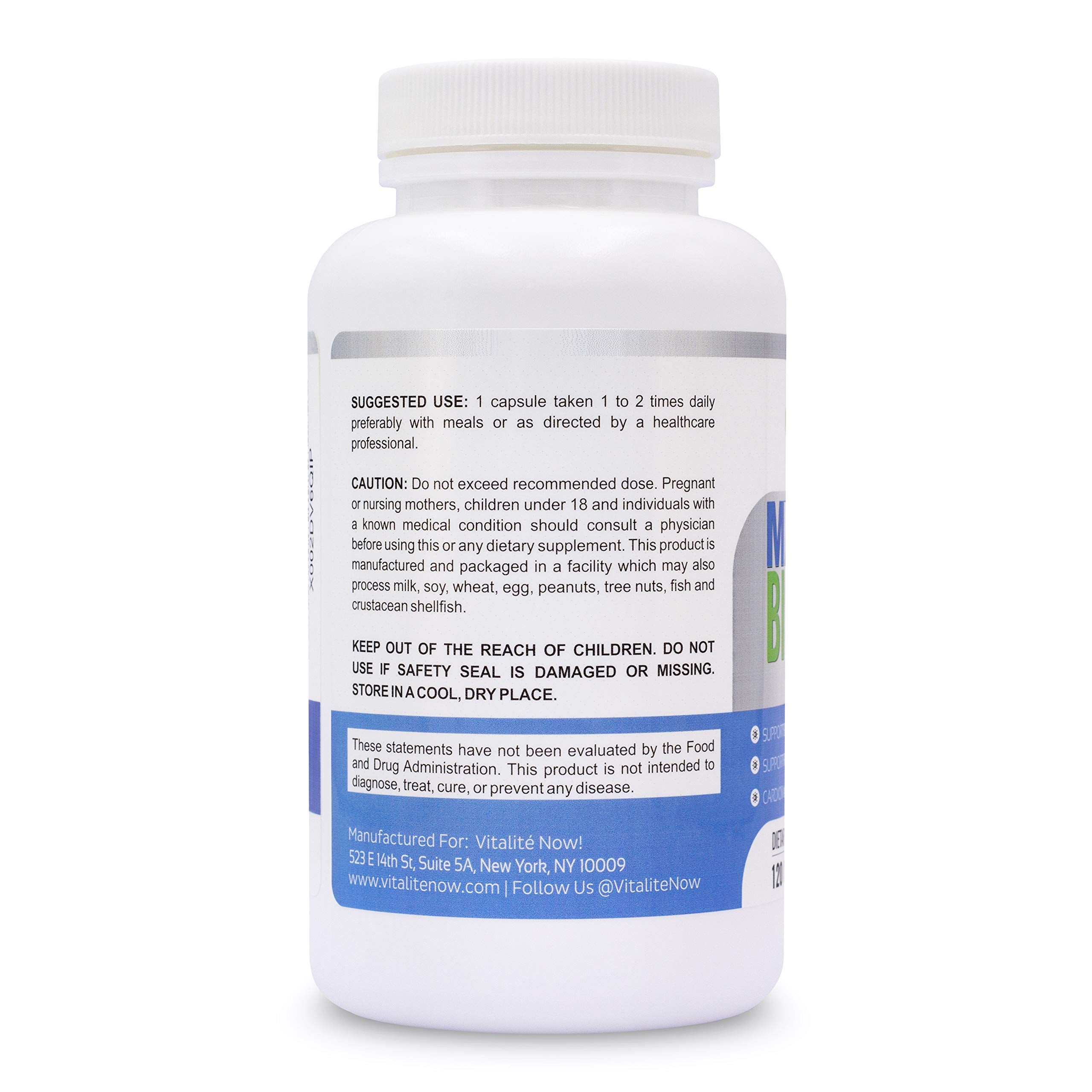 Vitalité Now! Magnesium Bisglycinate 200mg - 100% Chelated Capsules for Superior Absorption - Gentle Formula, No Laxative Effect - Sleep Energy Cramps Muscle Support - Fully Reacted & Buffered Vitalité Now! buy supplements canada