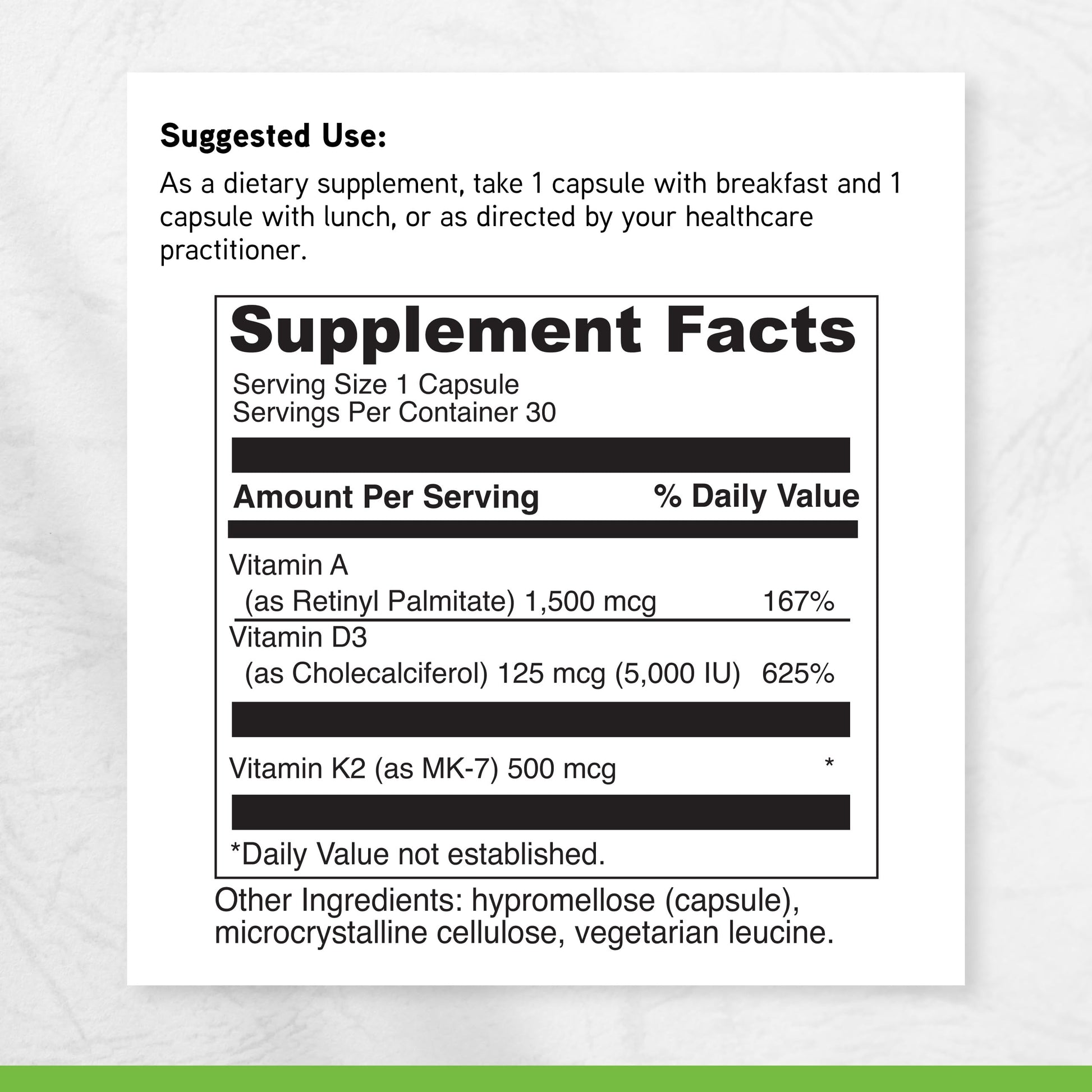 DAVINCI Labs ADK - Helps Support Bone, Heart & Immune Health - Dietary Supplement with Vitamins A, D3 & K2 (as MK-7) - Vegetarian DAVINCI buy supplements canada