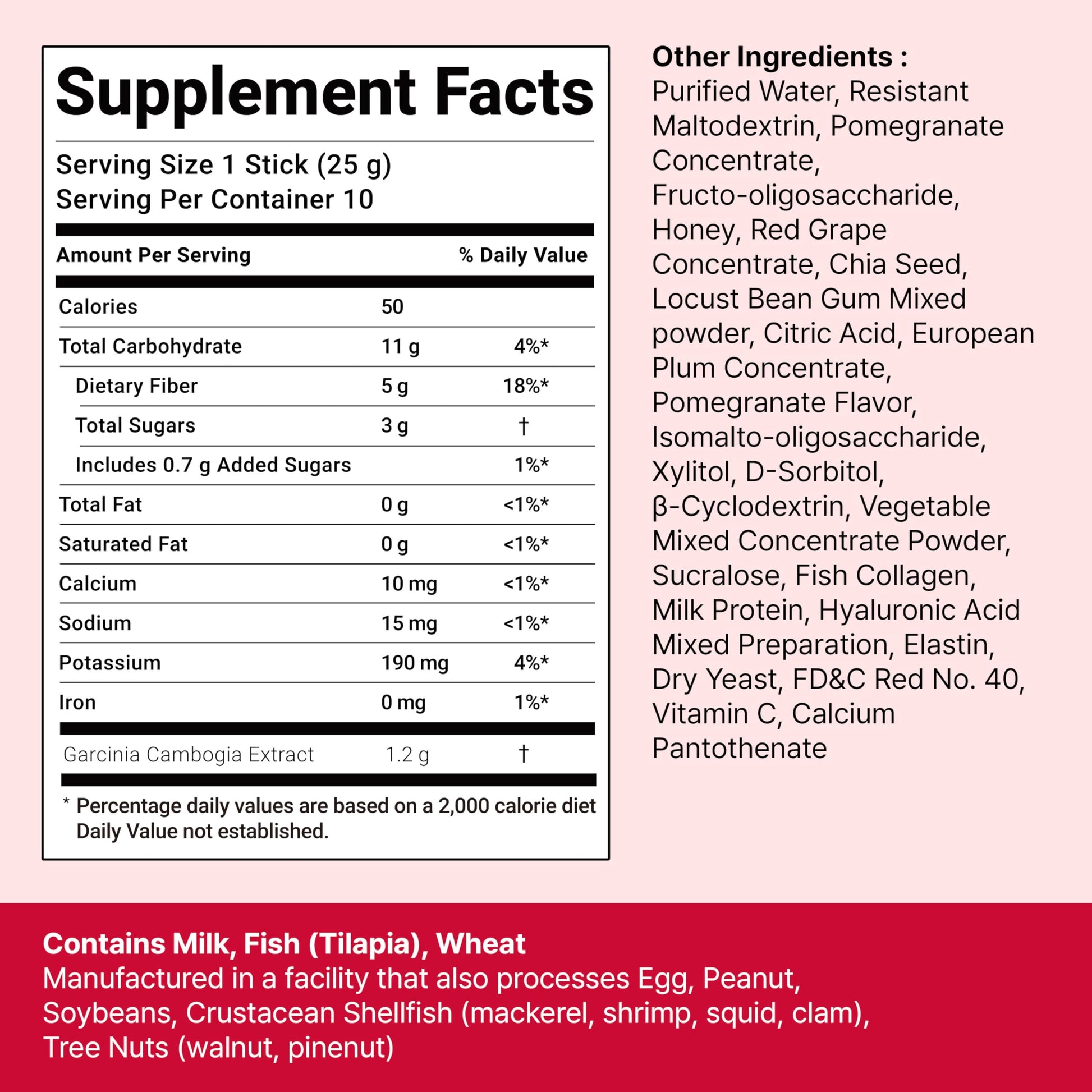 FOODOLOGY Coleology Cutting Stick Jelly (Pomegranate) – Dietary Fiber Supplement for Healthy Weight Management, Chia Seeds & Garcinia Cambogia FOODOLOGY buy supplements canada