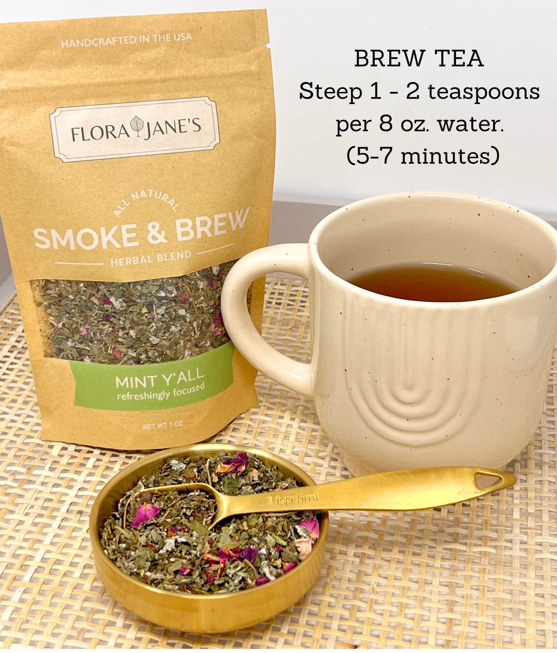Smoke & Brew - Sweet Dreams Blend for Relaxation and Sleep - Caffiene Free Tea and Smoke Blend Flora Jane's buy supplements canada