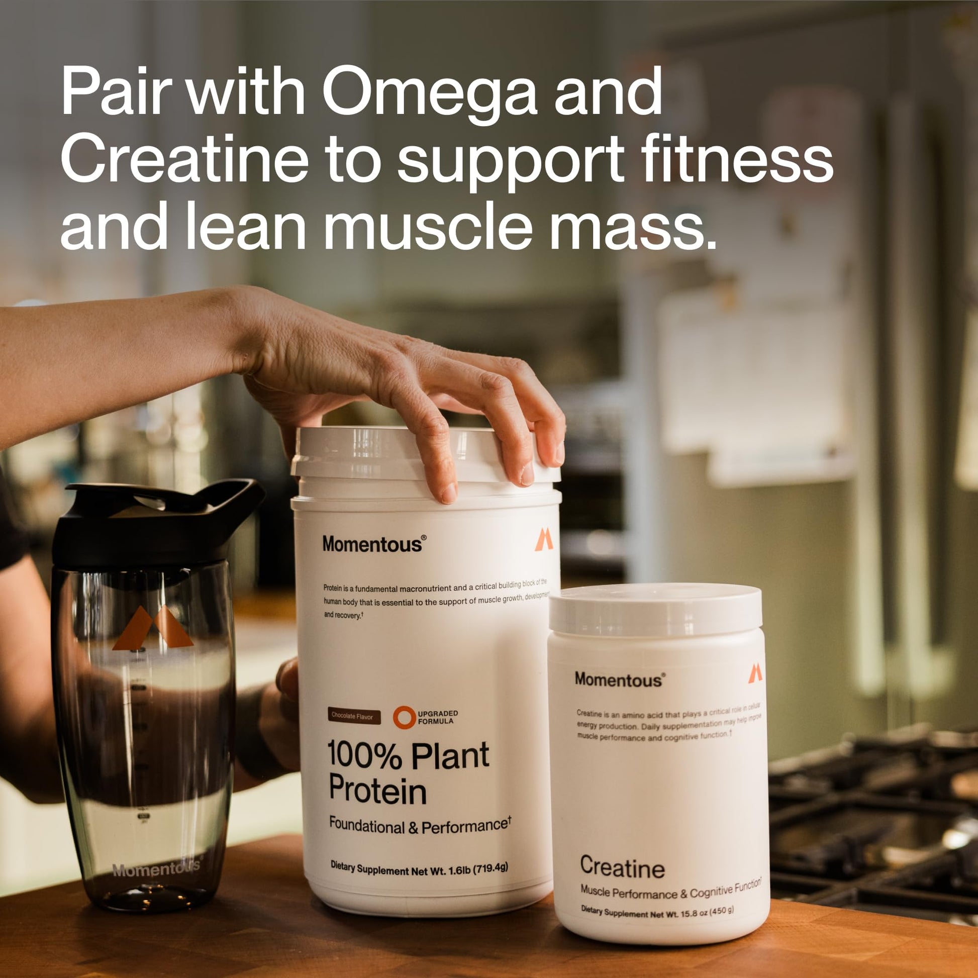 Momentous Vegan Protein Powder - 20 g Plant-Based Protein - NSF Certified for Sport - Gluten-Free - Non-GMO - 22 Servings for Essential Everyday Use - Chocolate Momentous buy supplements canada