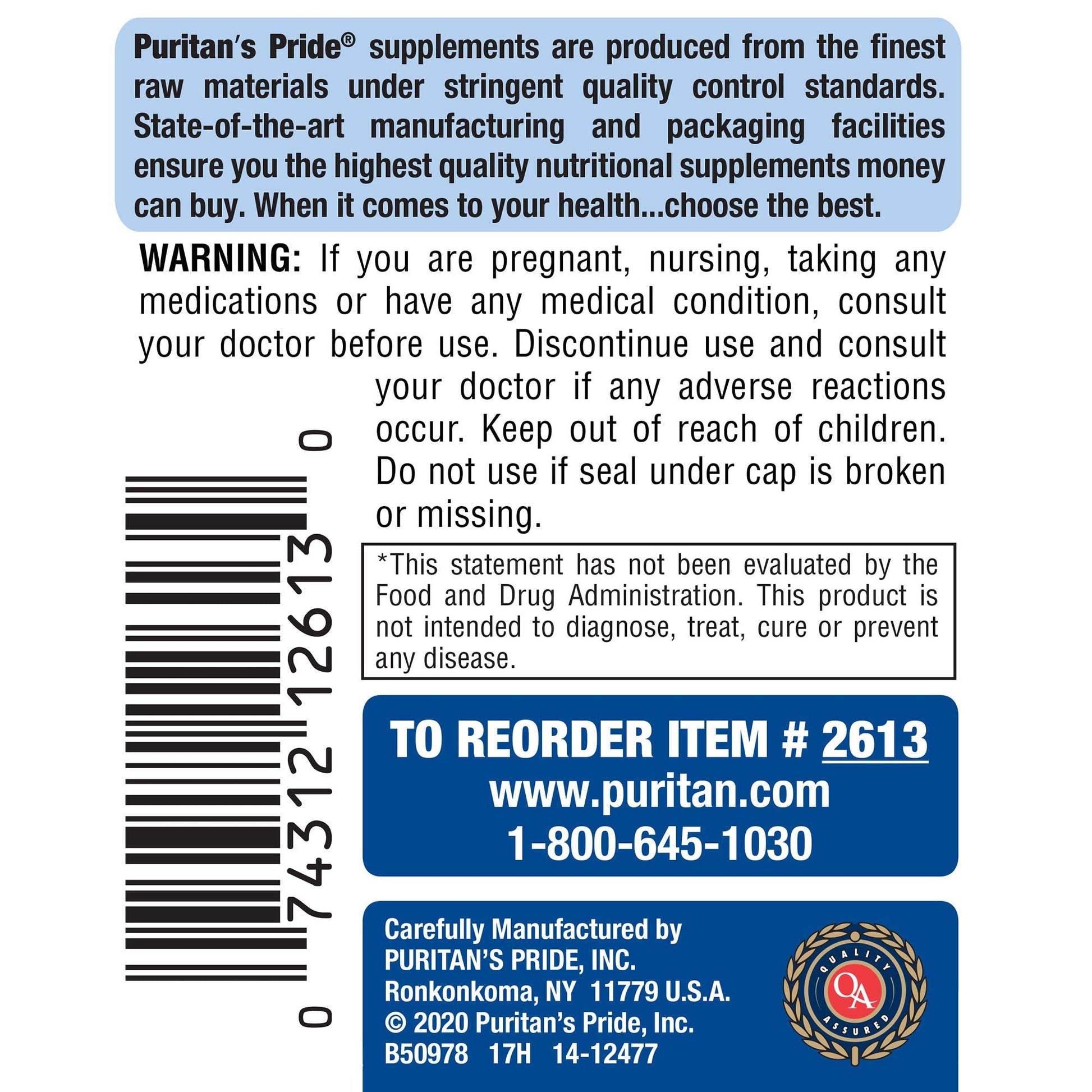 Puritan's Pride Probiotic Supplement, Acidophilus, Capsule, 250 Count(Pack of 1) Puritan's Pride buy supplements canada