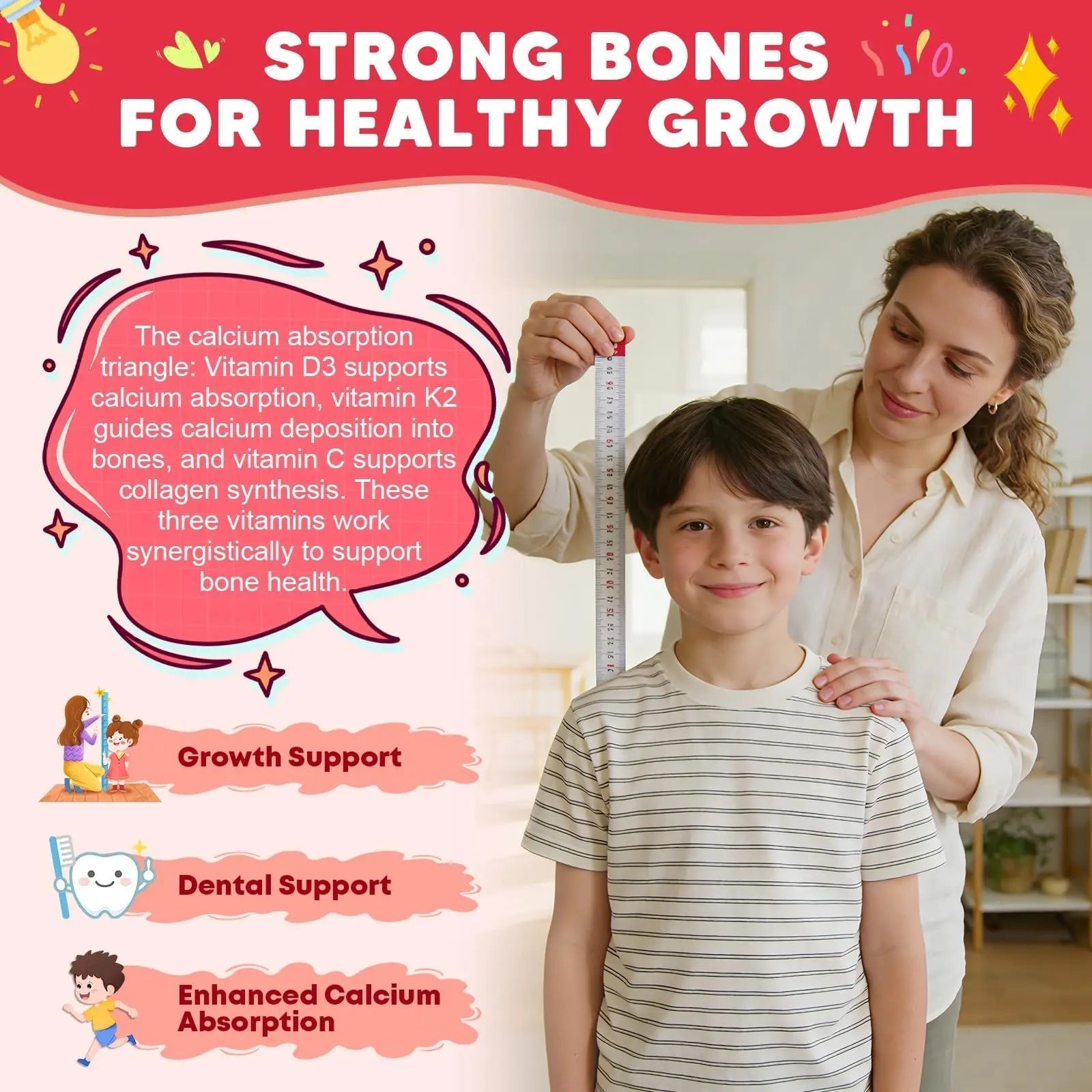 Sugar Free Calcium Multivitamin Gummies for Kids - Nutritional, Immune, Bone Support, Whole Multivitamin, with Vitamins A, C, D, B1, B2, B6, Folate JIANKYTZ buy supplements canada