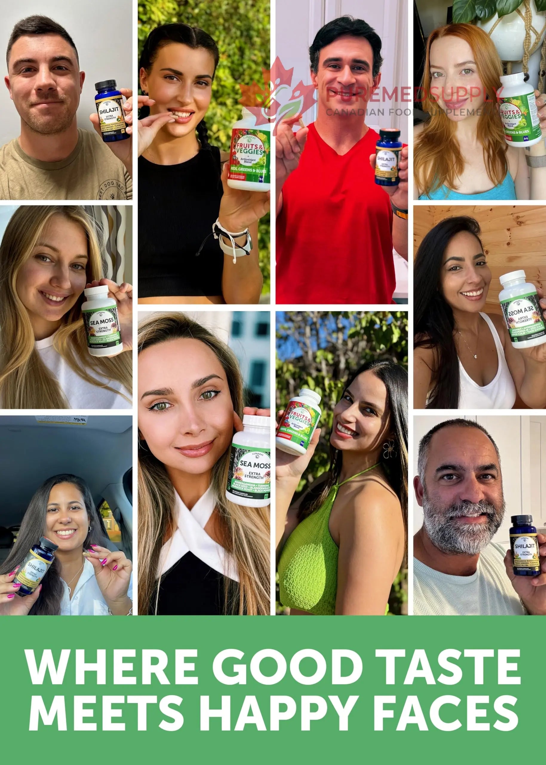 Lunakai USA Made Superfood Fruits & Veggies Supplement & Irish Sea Moss Bundle with 4 Blends, Black Seed Oil & Ashwagandha for Immune & Wellness Support Lunakai buy supplements canada