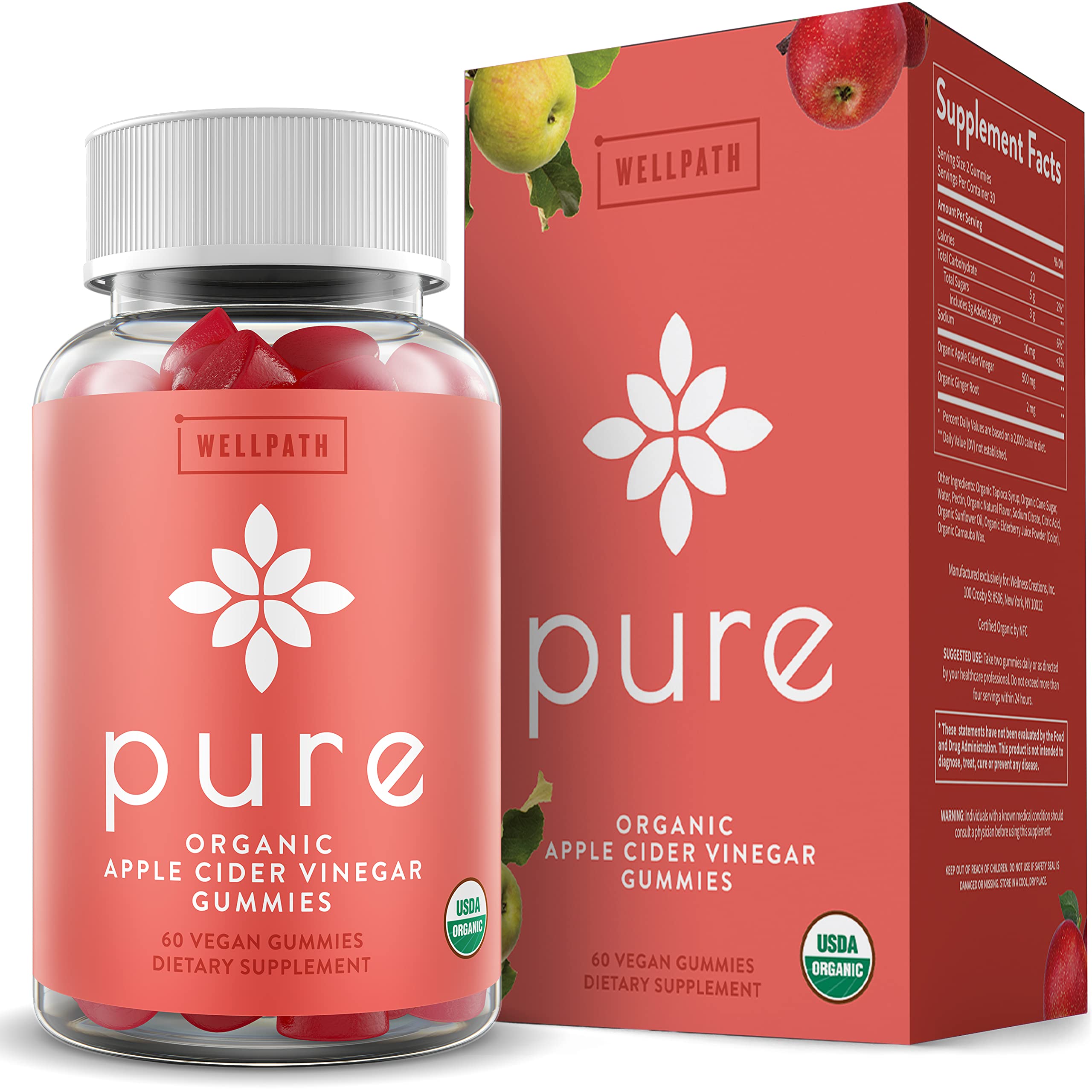 WellPath ACV Gummies with The Mother - USDA Organic, Vegan, Raw Apple Cider Vinegar WellPath buy supplements canada