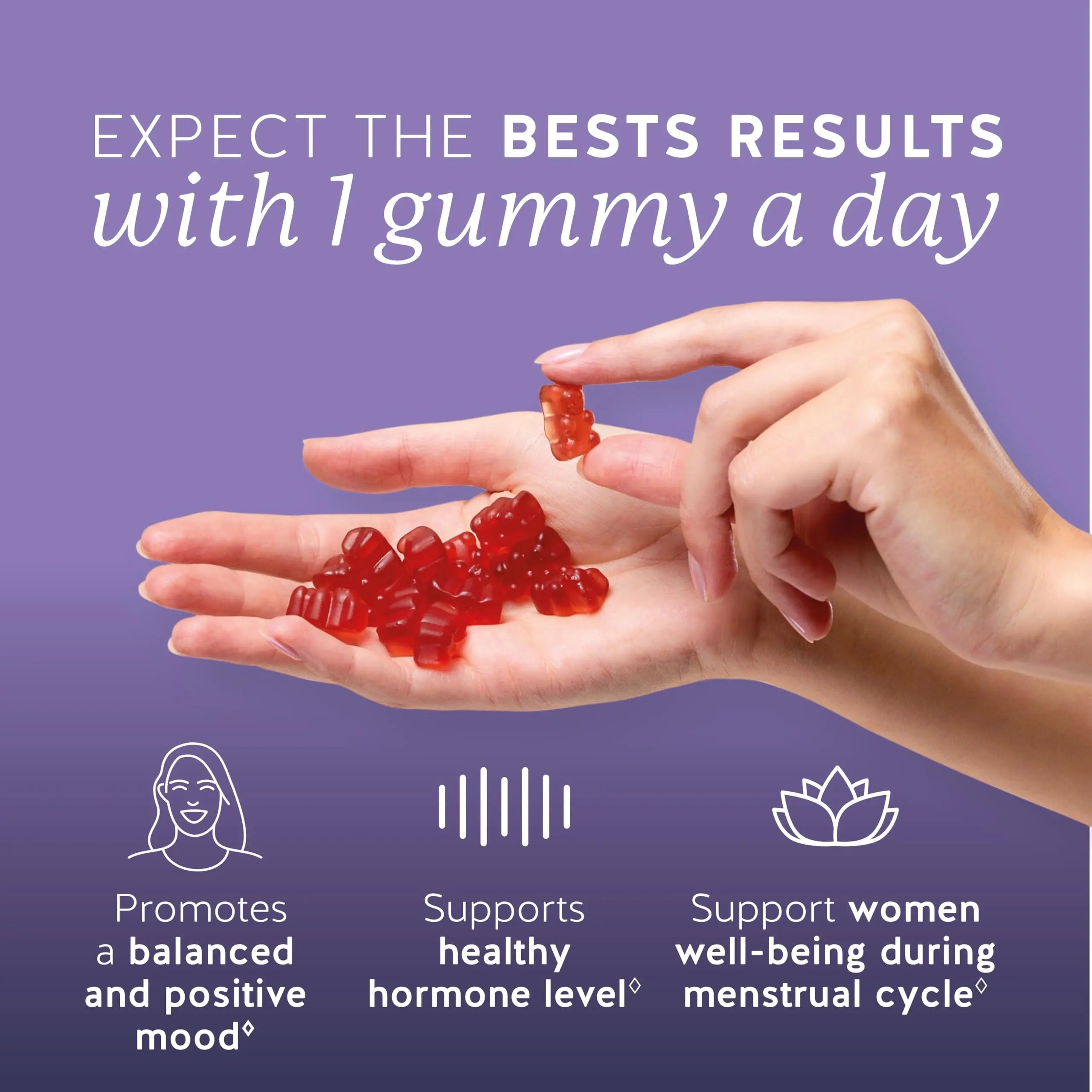 PMS Support Supplement for Women. Menstrual Relief Gummies to Target Hormonal Breakouts, Bloating, Period Cramps, & Mood Swings. Bears with Benefits buy supplements canada