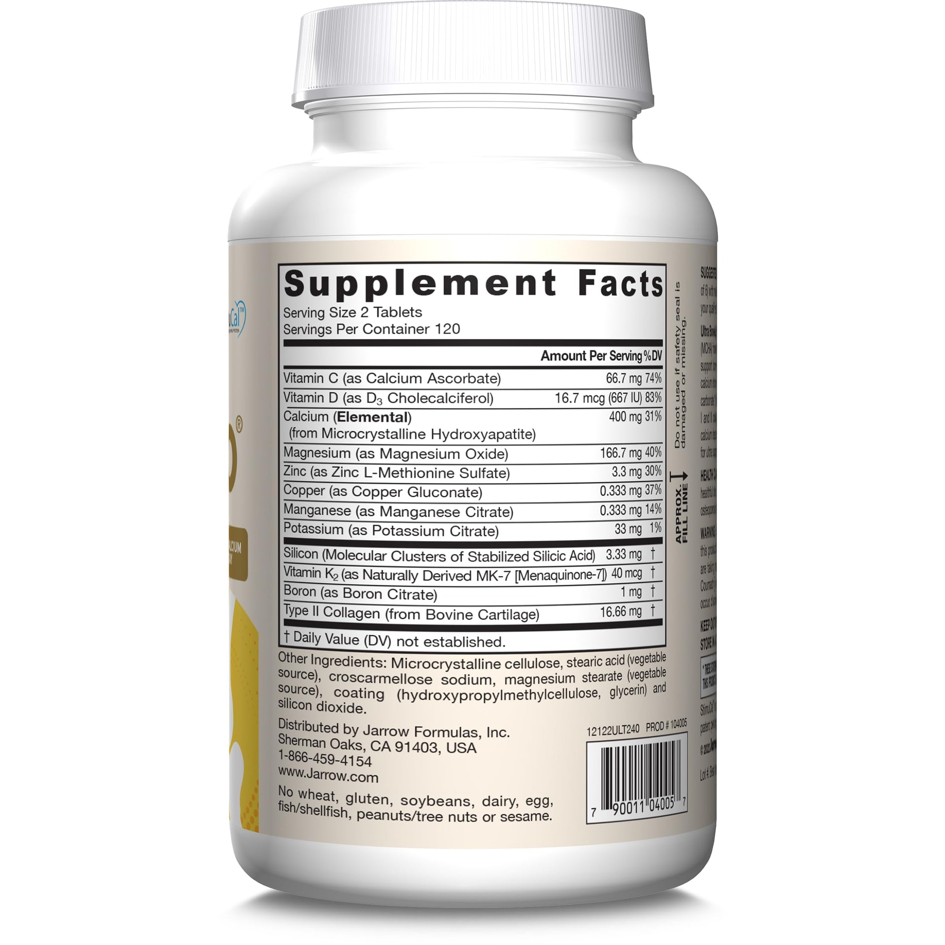 Jarrow Formulas® Ultra BoneUp®, Includes MK-7 and Silicon for Added Bone Support, 240 Bone Health Tablets Jarrow Formulas buy supplements canada