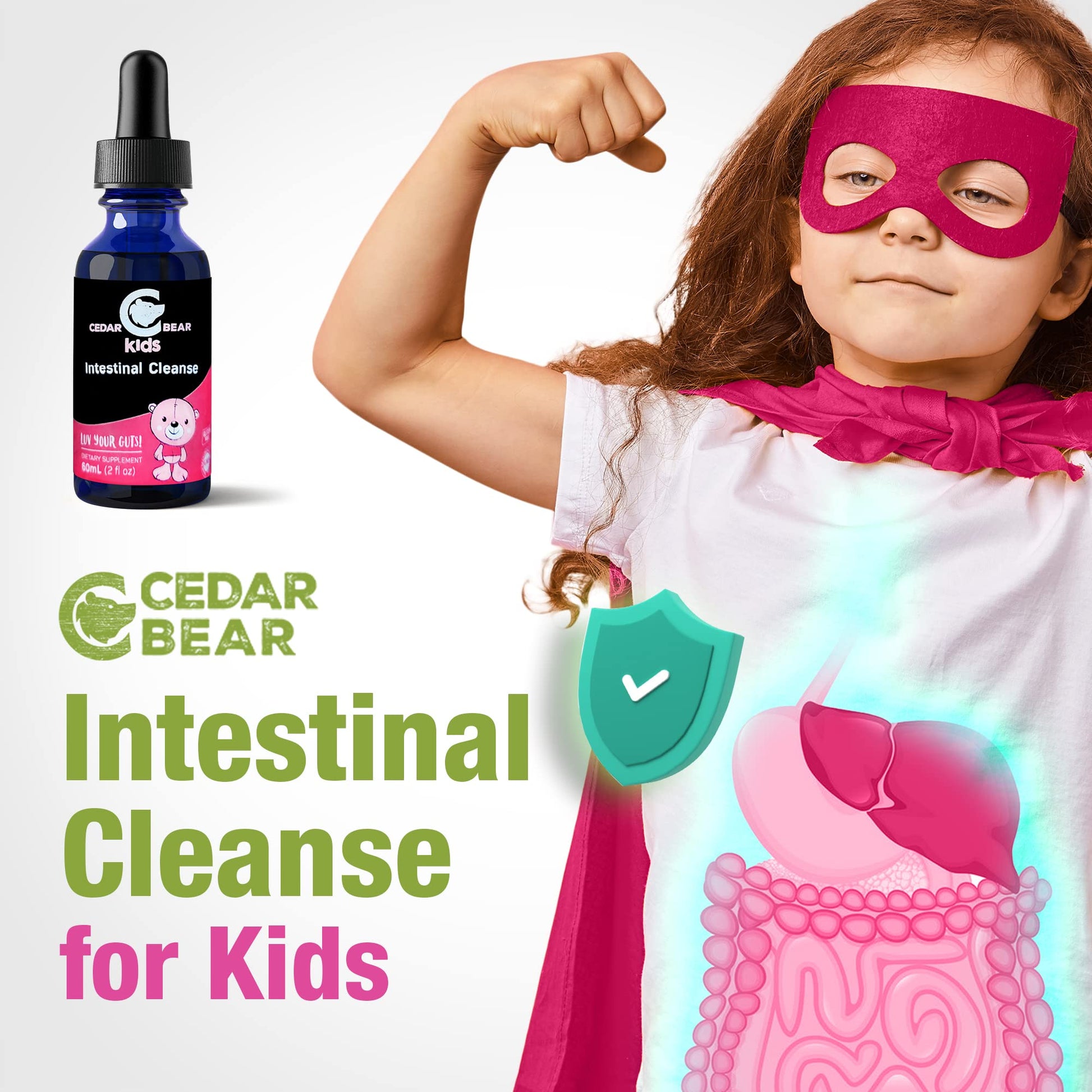 Cedar Bear - Intestinal Cleanse for Kids, Liquid Herbal Supplement for Detox Cleanse Cedar Bear Naturales buy supplements canada