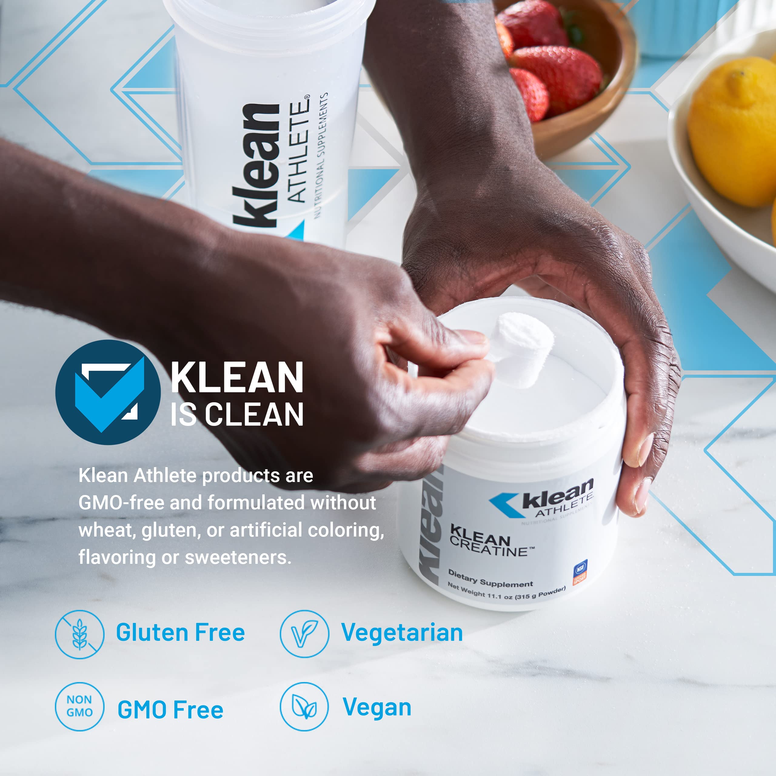 Klean Athlete Klean Creatine - Supports Muscle Strength, Performance & Recovery from Strenuous Exercise* - NSF Certified for Sport - 11.1 Ounces - Unflavored Klean Athlete buy supplements canada