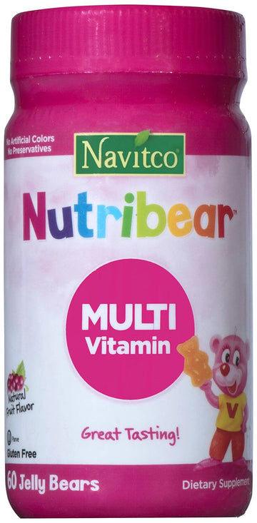 Navitco. Kosher NutriBear Multi Vitamin Great Tasting Jellies - 60 Bears Navitco buy supplements canada
