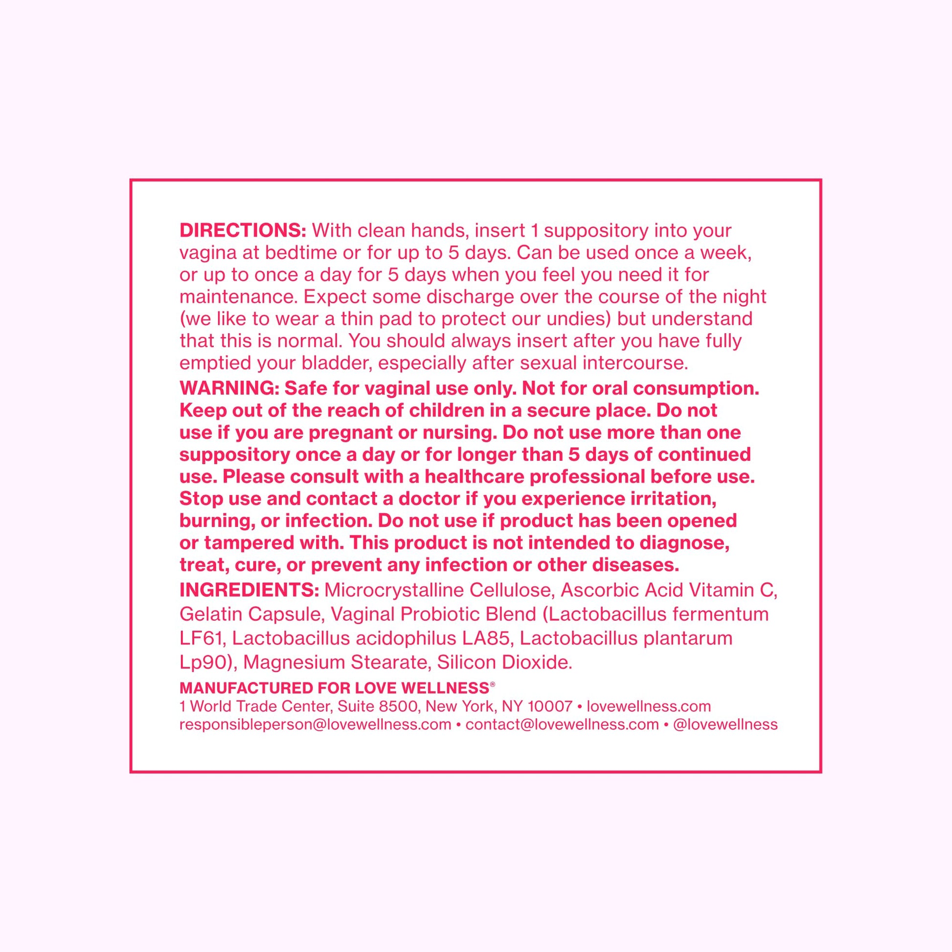 Love Wellness The Killer & Flora Power | Vaginal Suppository Duo with Boric Acid, Probiotics & Vitamin C | Supports pH Balance, Odor Control & Feminine Health | Fragrance-Free, Non-GMO & Paraben Free Love Wellness buy supplements canada