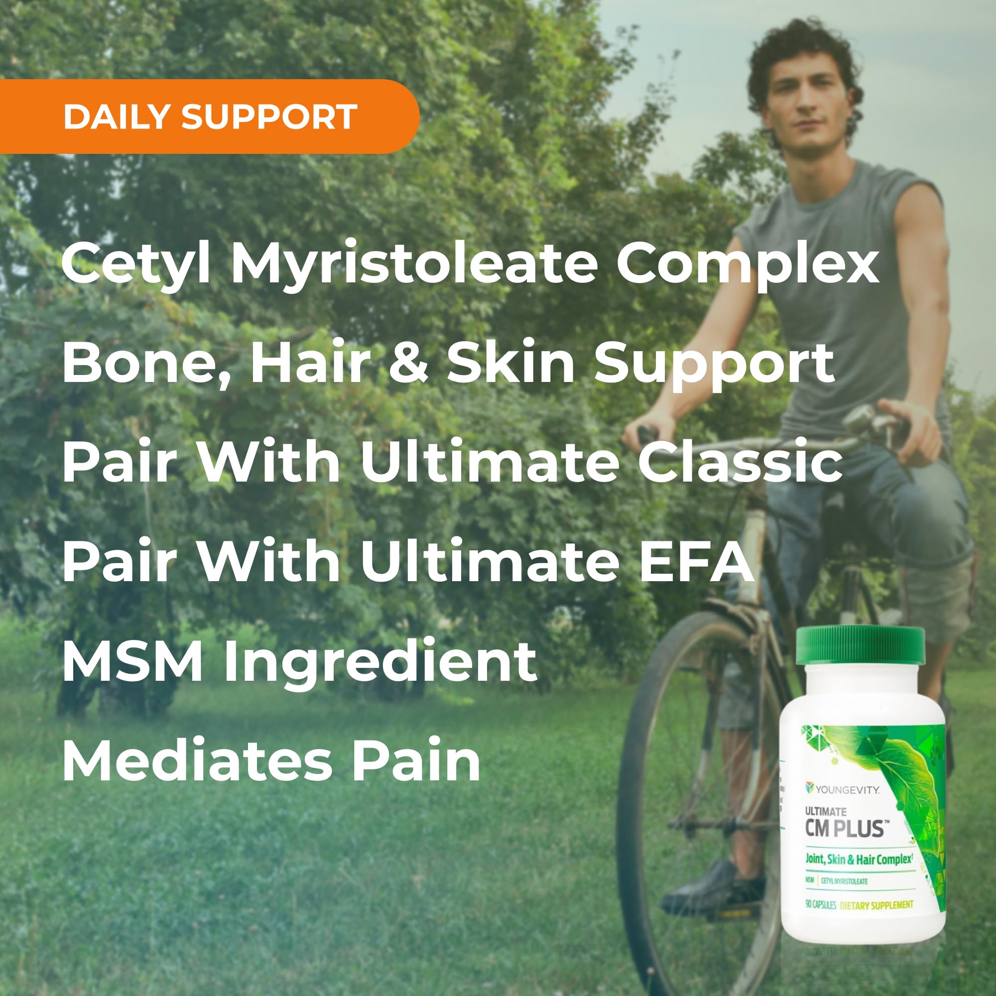 Youngevity Ultimate CM Plus™ - Patented Bone Health Supplement MSM & Cetyl Myristoleate - Muscle and Bone Health Complex - (90 Capsules) Youngevity buy supplements canada