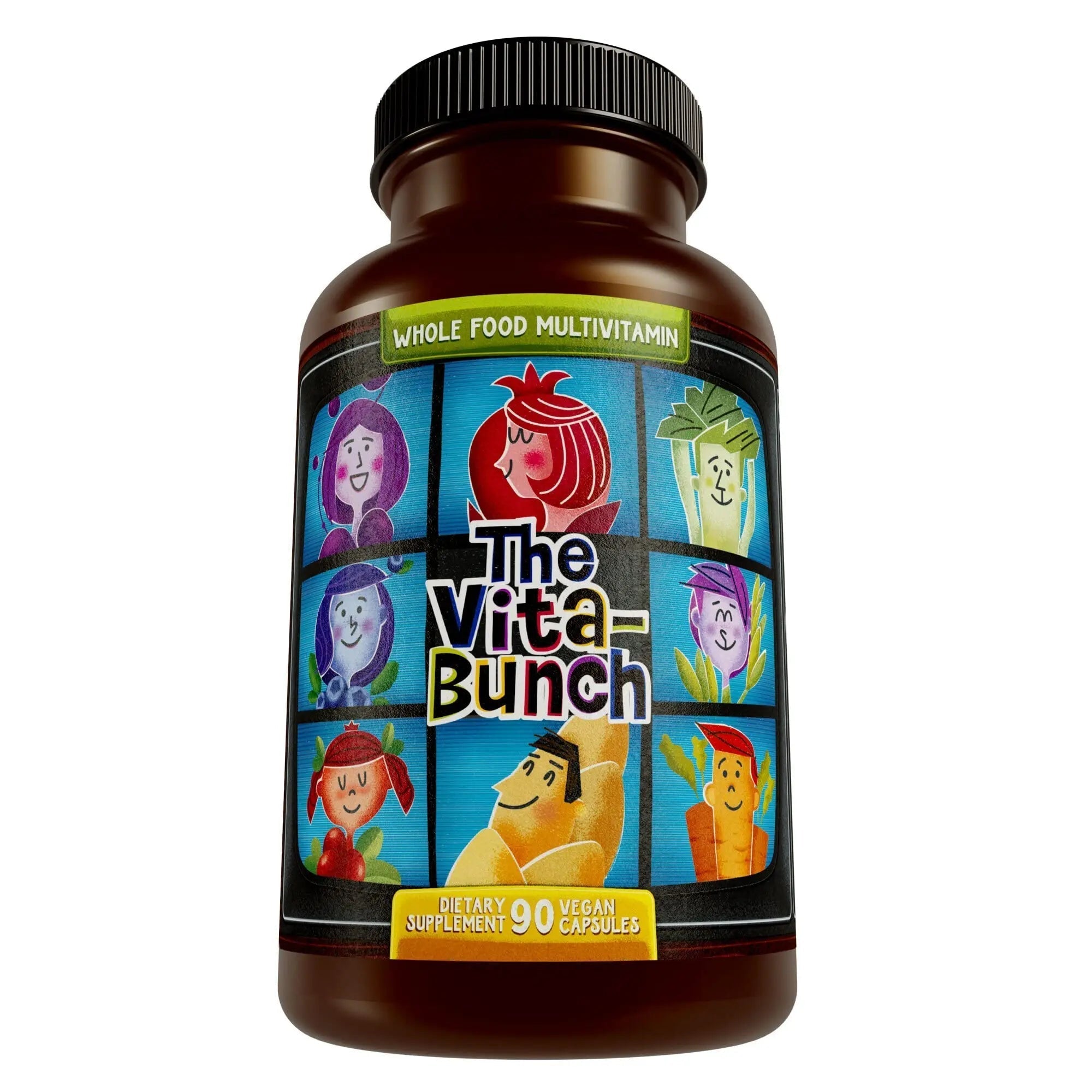 Whole Food Multivitamin Fruit & Super Greens All-in-one Vitamin Complex, 90 Vegan Capsules - Daily Vitamin for Women and Men Hippie Farms buy supplements canada