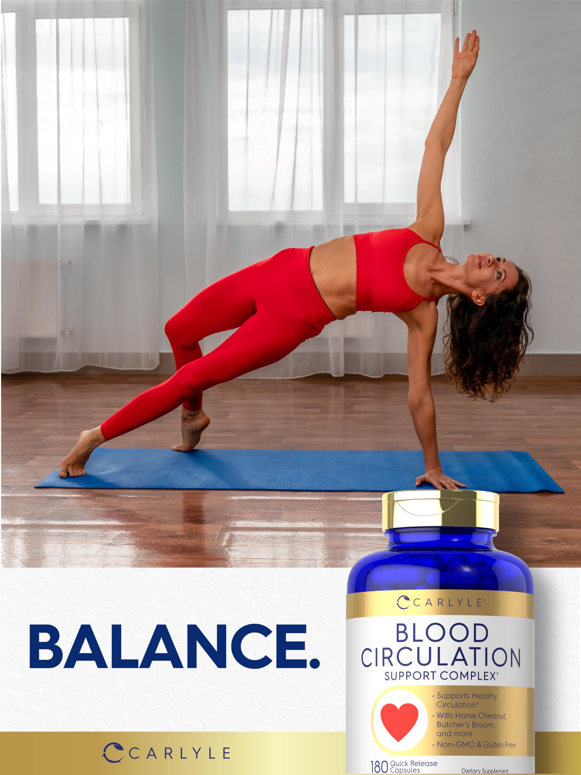 Carlyle Blood Circulation Supplement | 180 Capsules | Supports Healthy Circulation | Non-GMO, Gluten Free Carlyle buy supplements canada